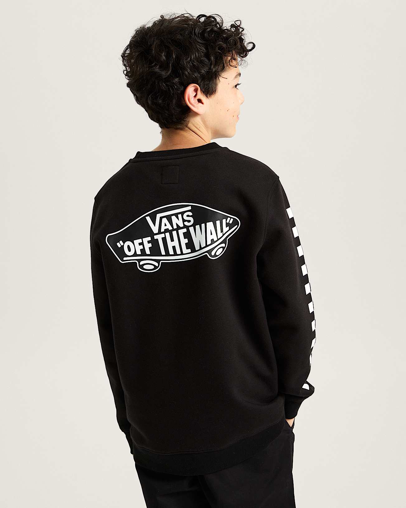 Sweat Exposition Check Enfant 814 ans VANS Noir ALT3