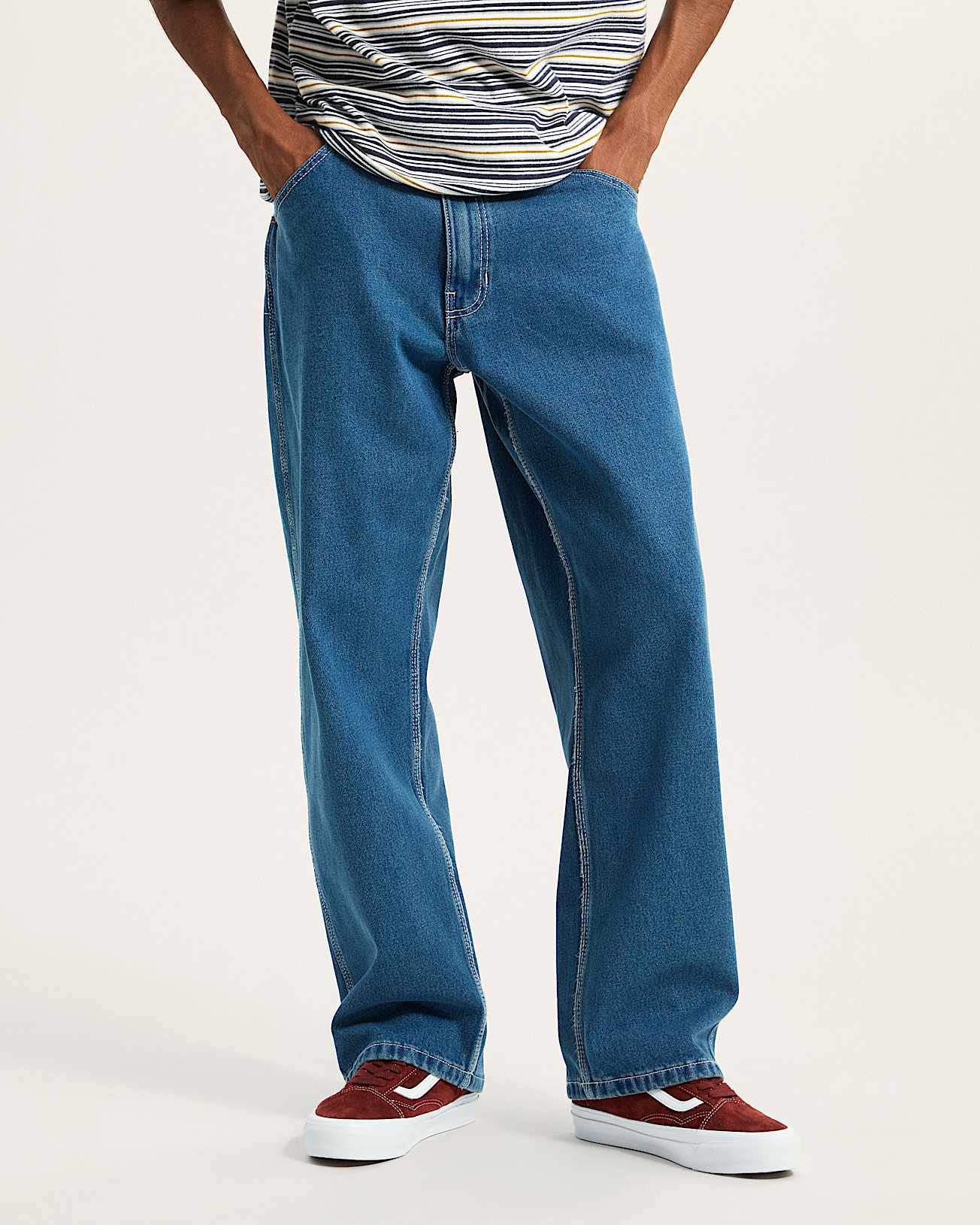 Skate Check-5 Loose Denim Trousers - 3
