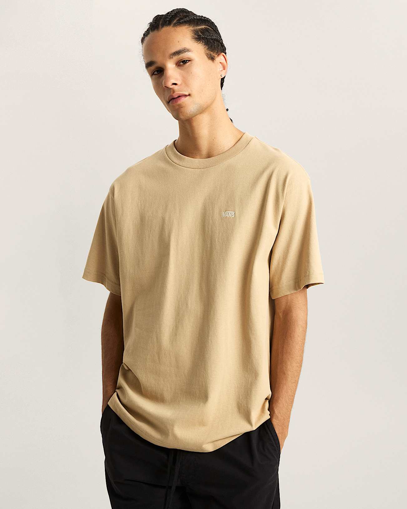 Left Chest Logo II TShirt VANS Beige ALT2