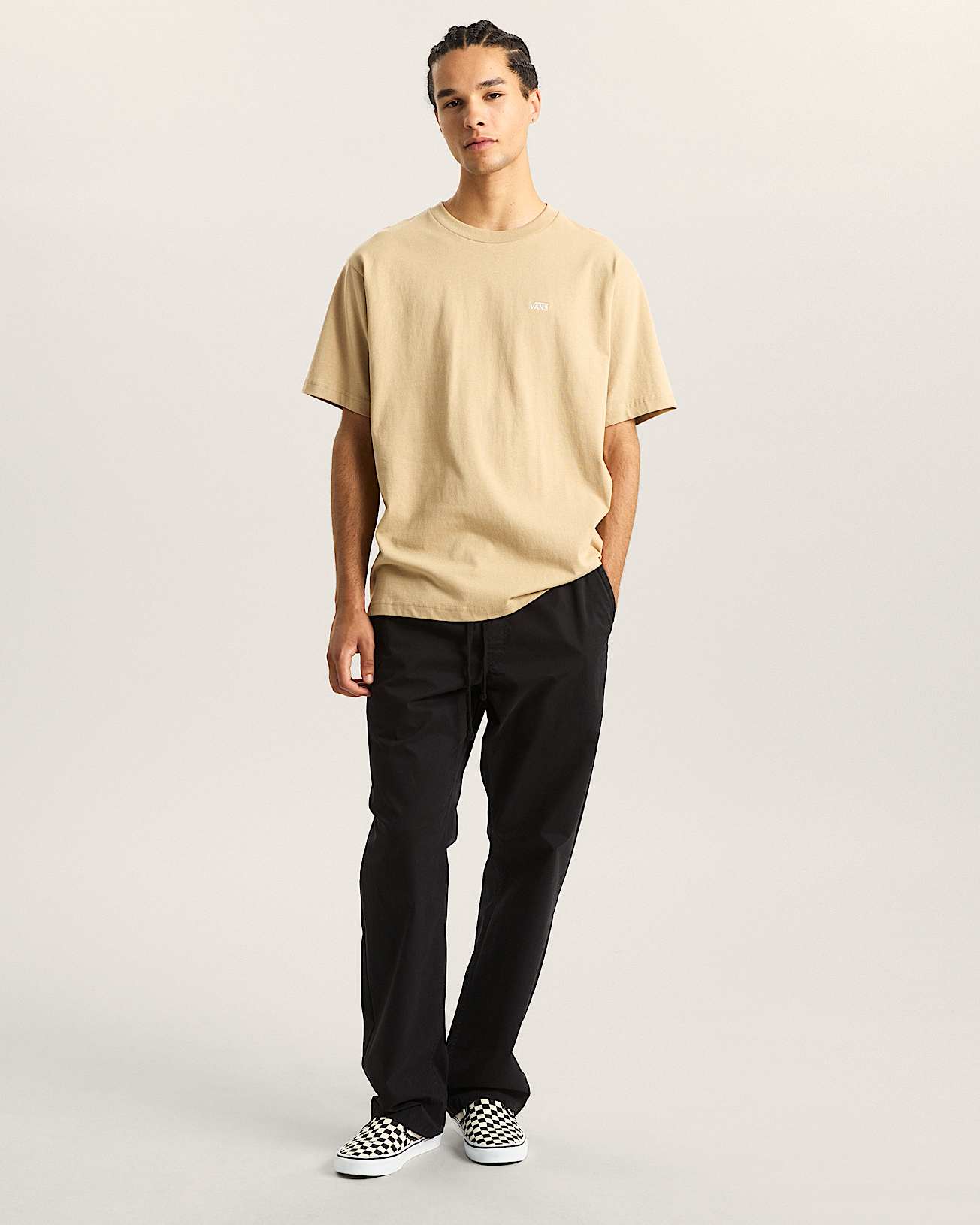 Left Chest Logo II TShirt VANS Beige ALT4