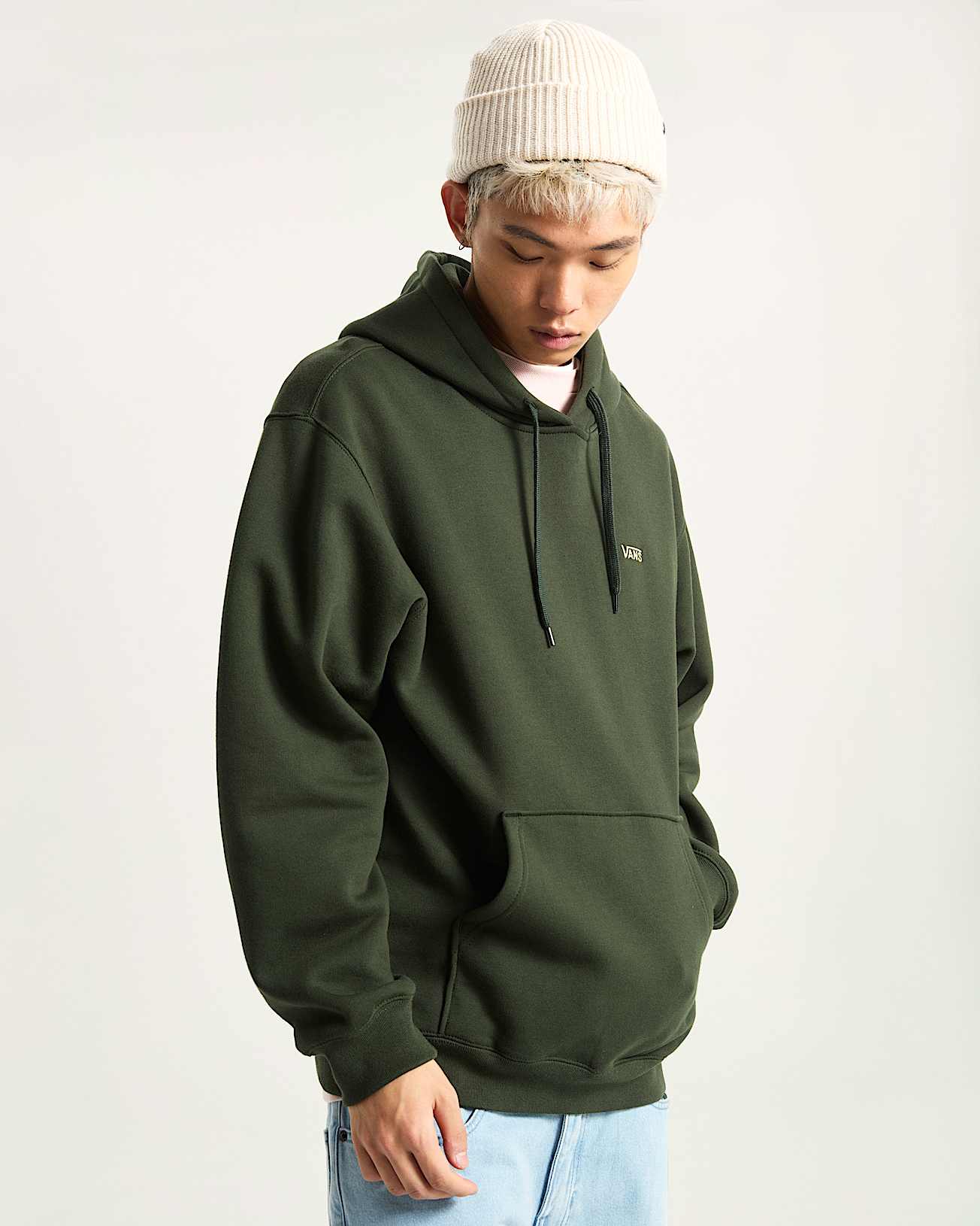 Left Chest II Hoodie VANS Grn ALT2