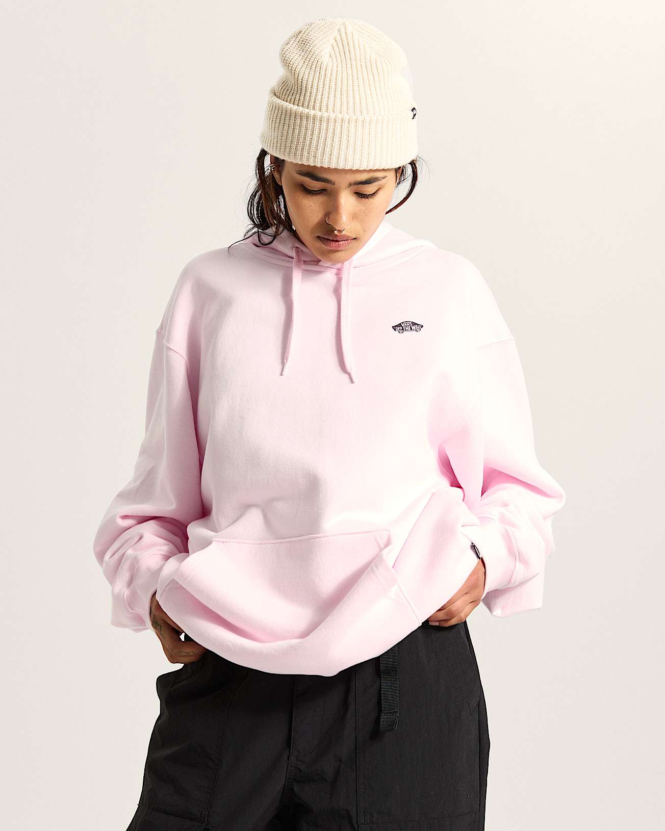 Sweat  capuche Style 76 VANS Rose ALT6
