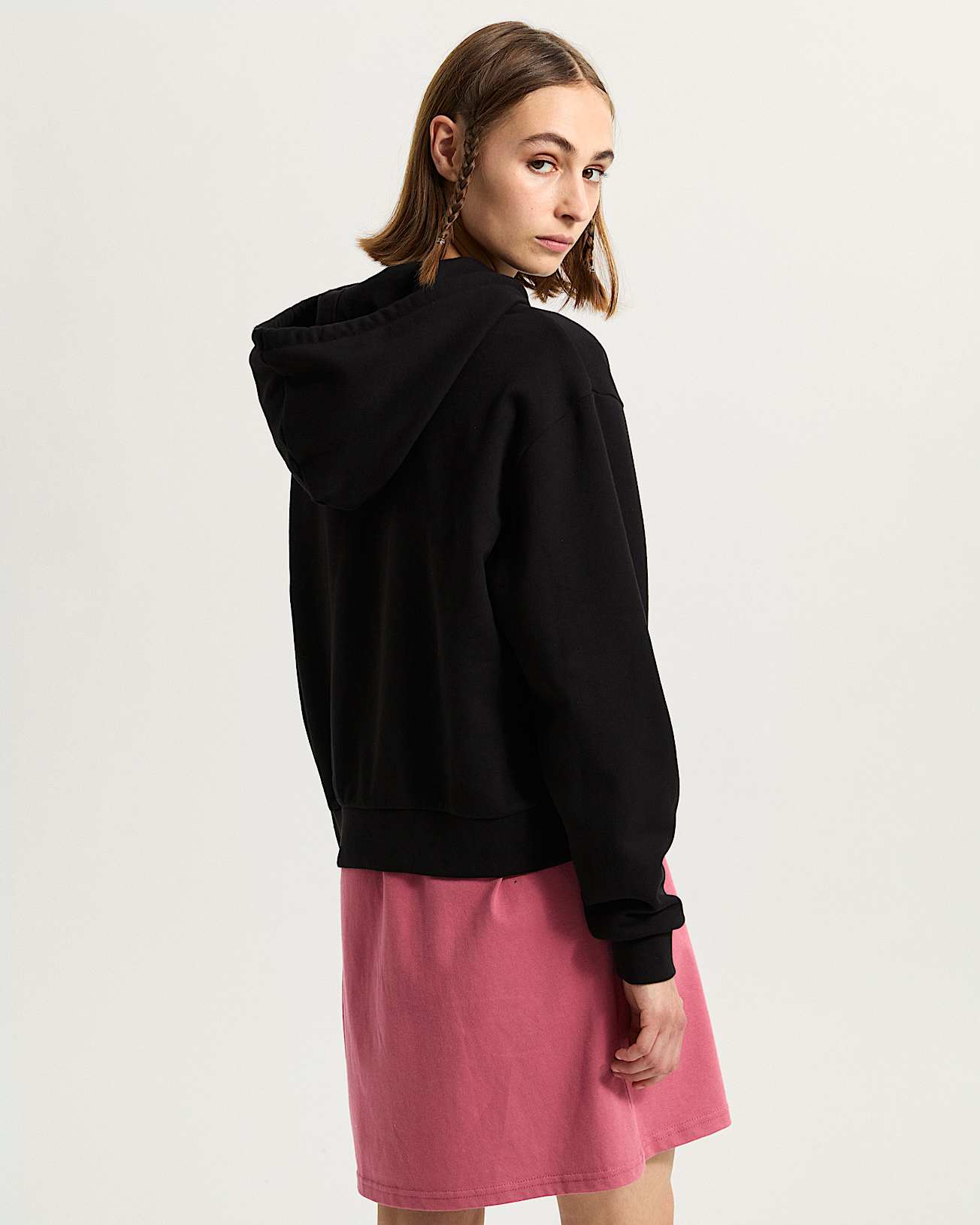 Felpa con cappuccio Salton VANS Nero ALT3