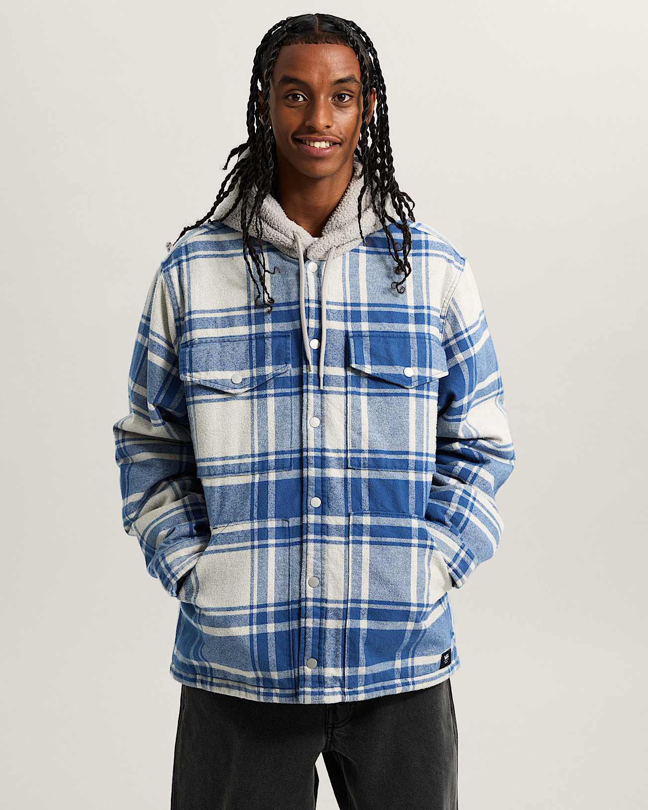 Kurtka koszulowa z kapturem Piedmont Plaid - 3