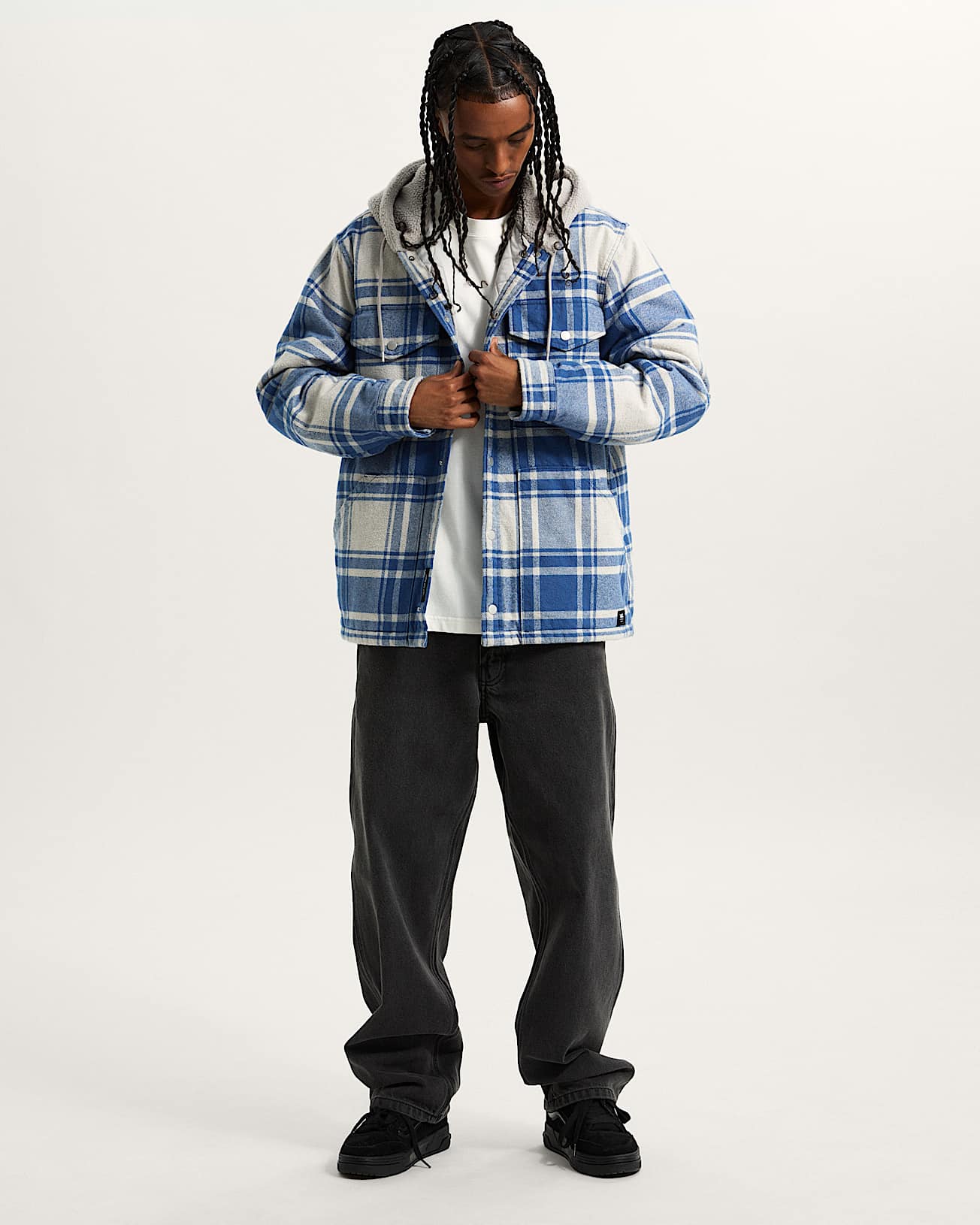 Kurtka koszulowa z kapturem Piedmont Plaid - 6