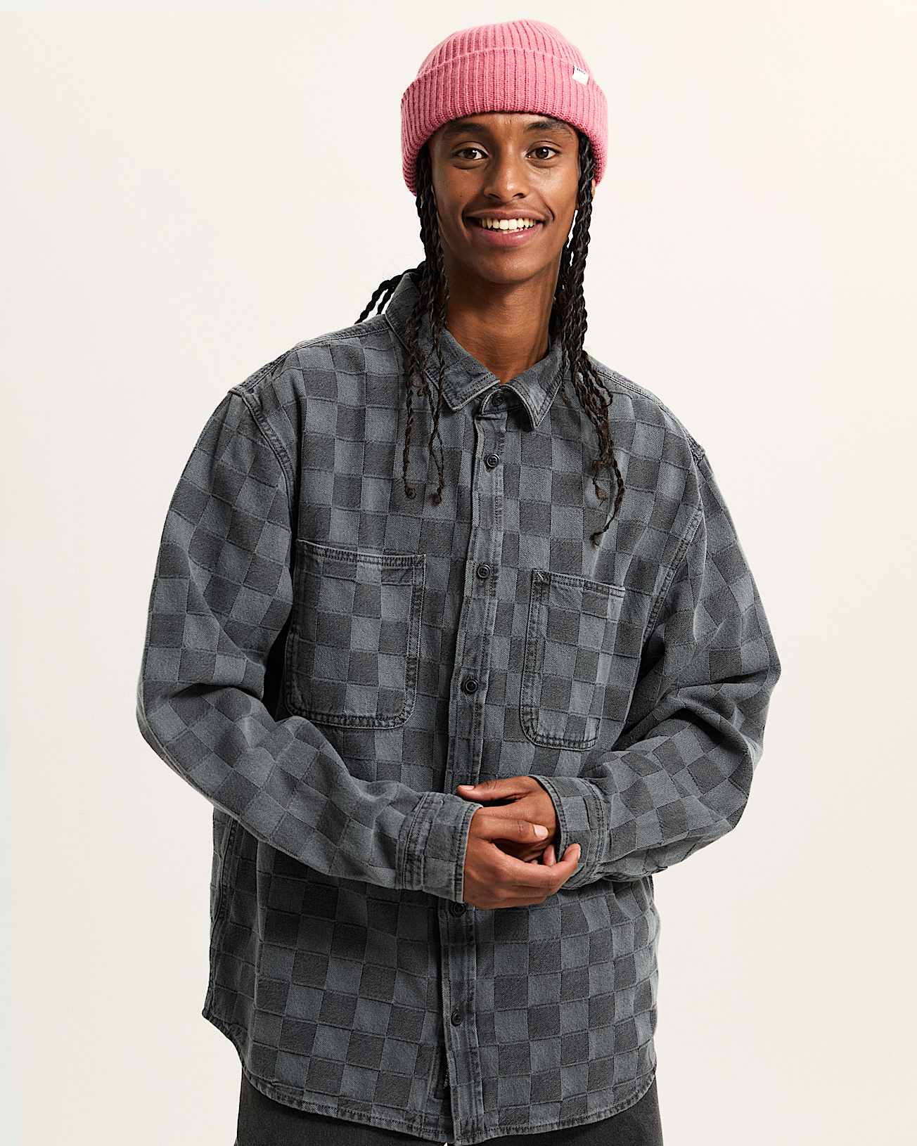 Hastings Checkerboard Hemd VANS Schwarz ALT2