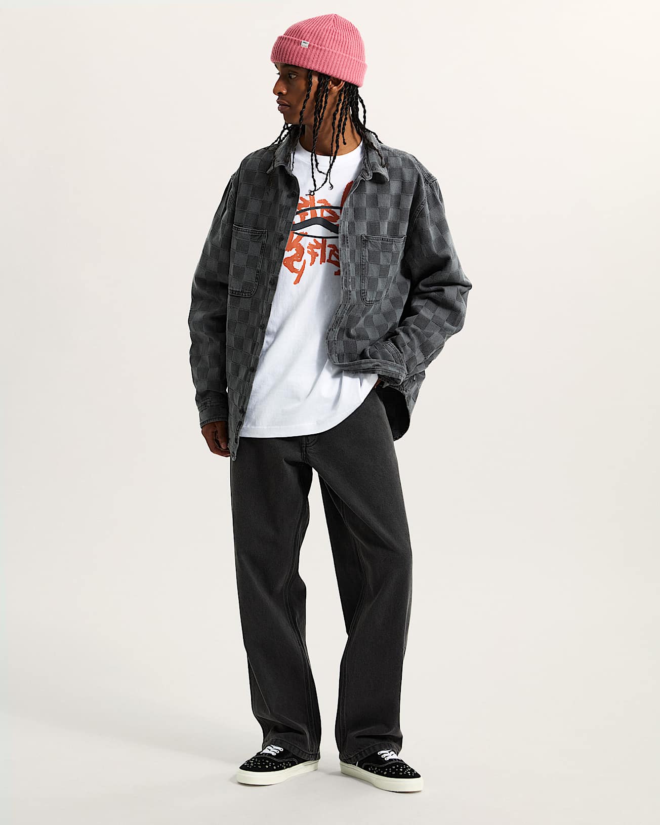 Hastings Checkerboard Hemd VANS Schwarz ALT5