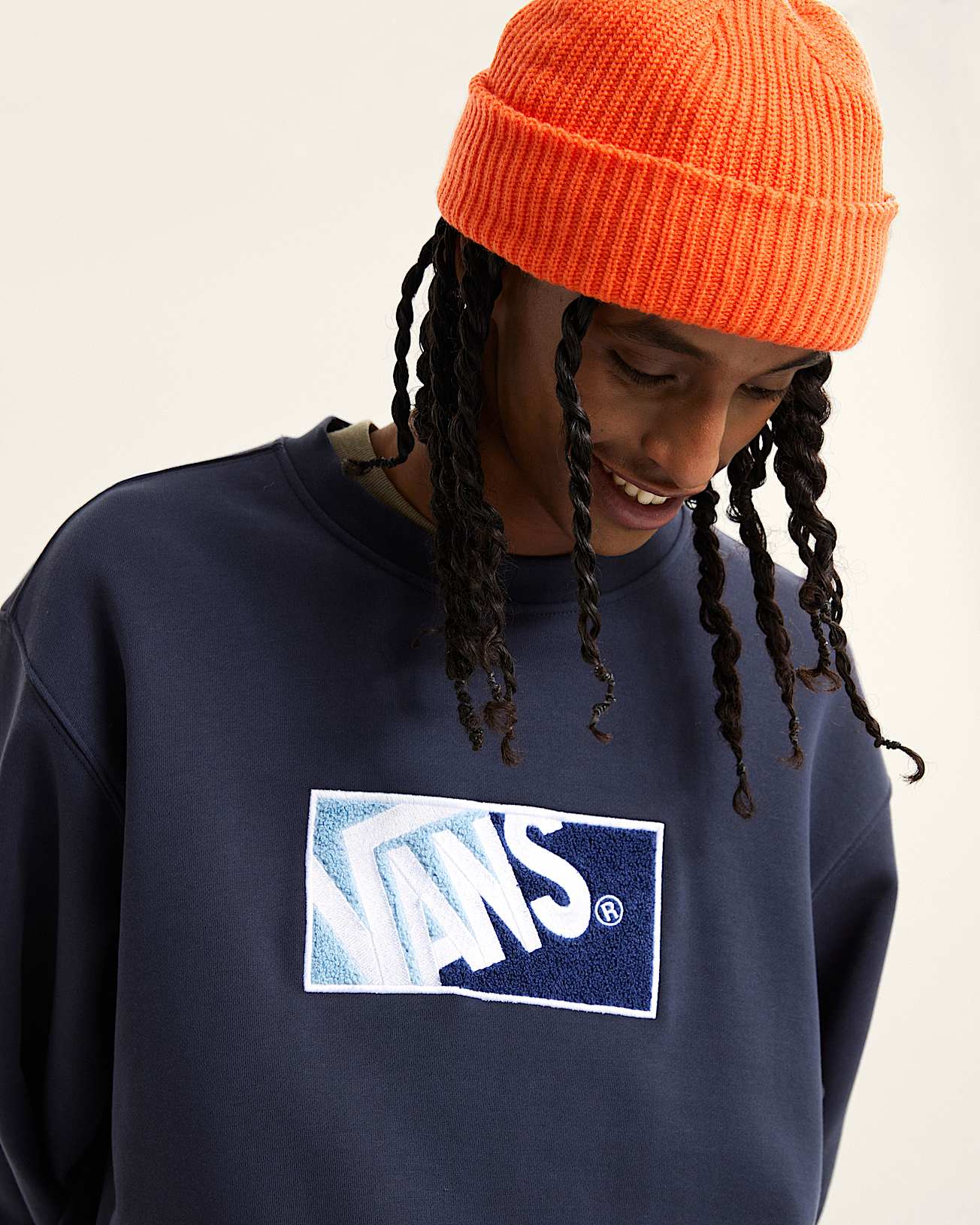 Sweter 2-Tone Crew - 3