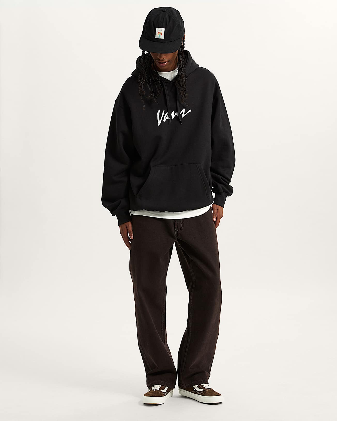 Scripted Vans Pullover Hoodie VANS Black ALT5