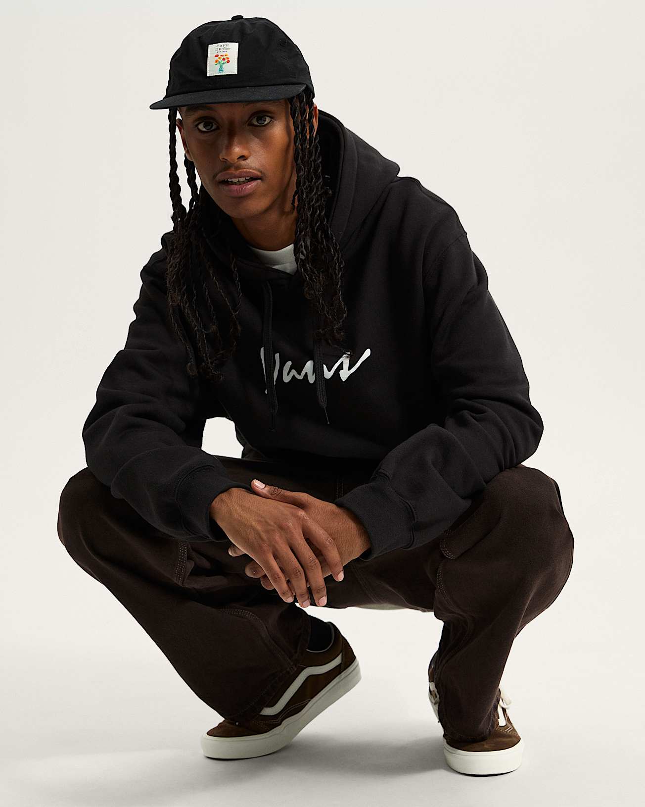 Scripted Vans Pullover Hoodie VANS Black ALT6