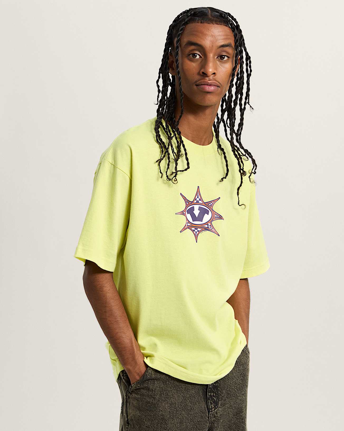 Star Checker TShirt VANS Gelb ALT2