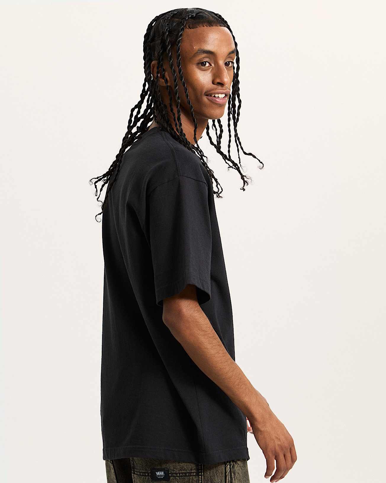 Star Checker TShirt VANS Schwarz ALT4