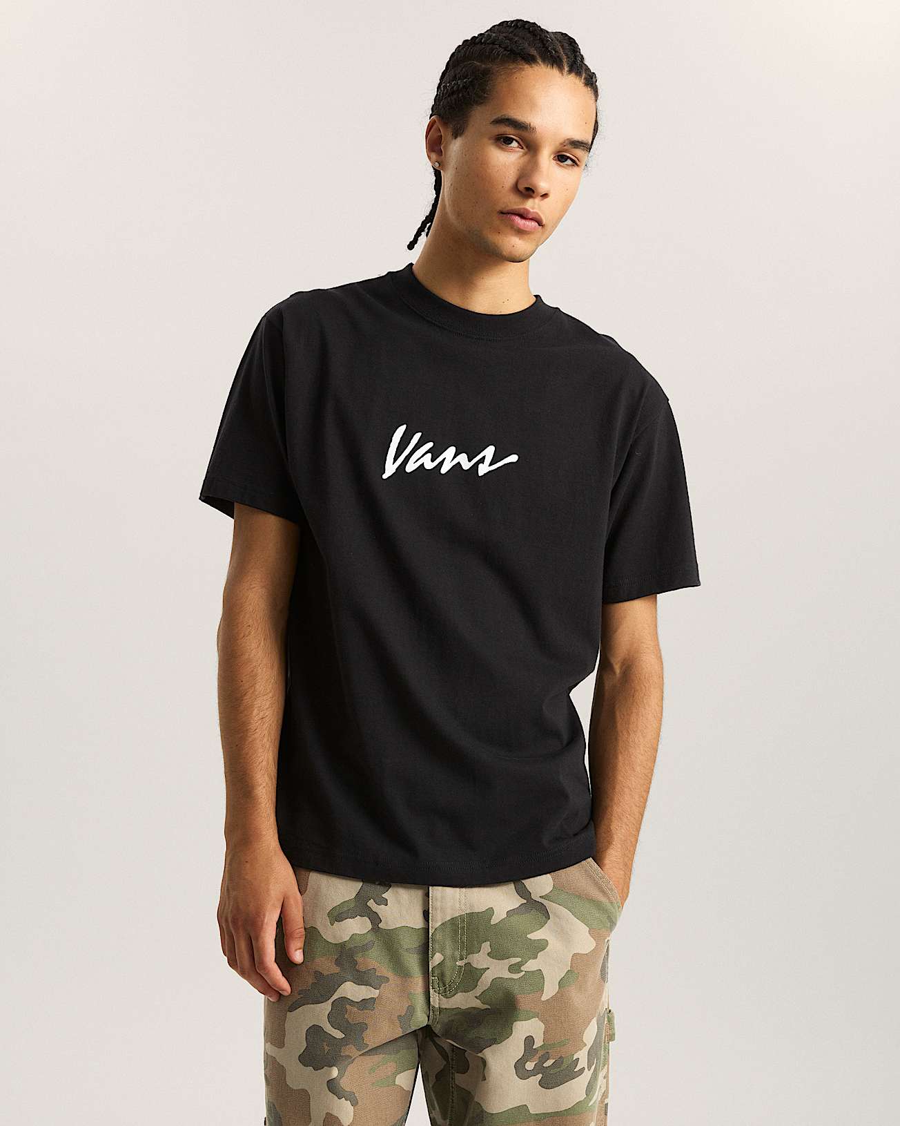 Classic Script TShirt VANS Schwarz ALT2