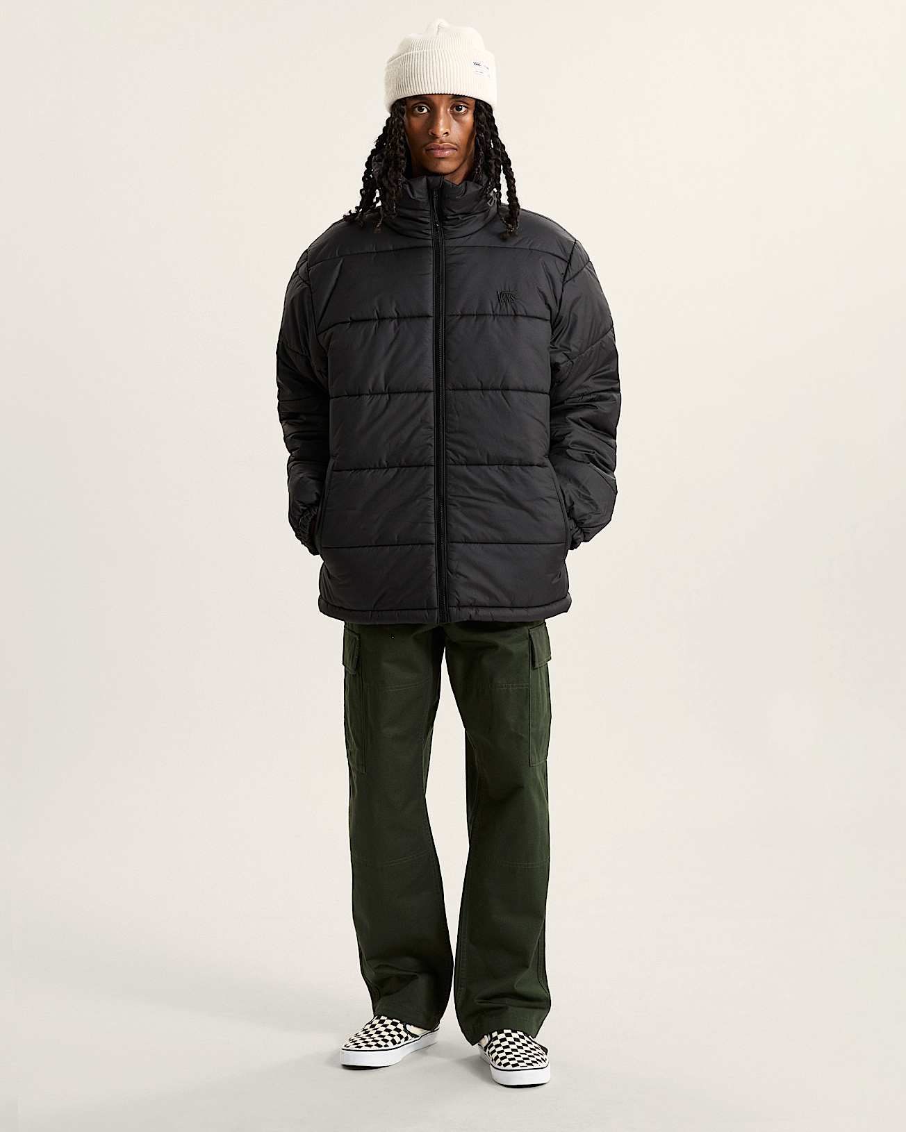 Hillgate Pufferjacke VANS Schwarz ALT5