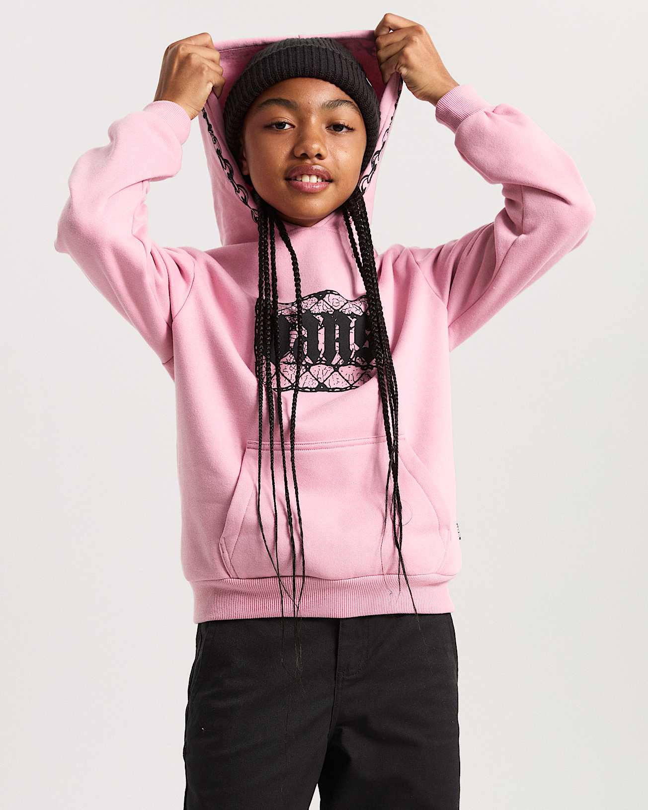 Kleine Kinder The Chain Hoodie VANS Rosa ALT2