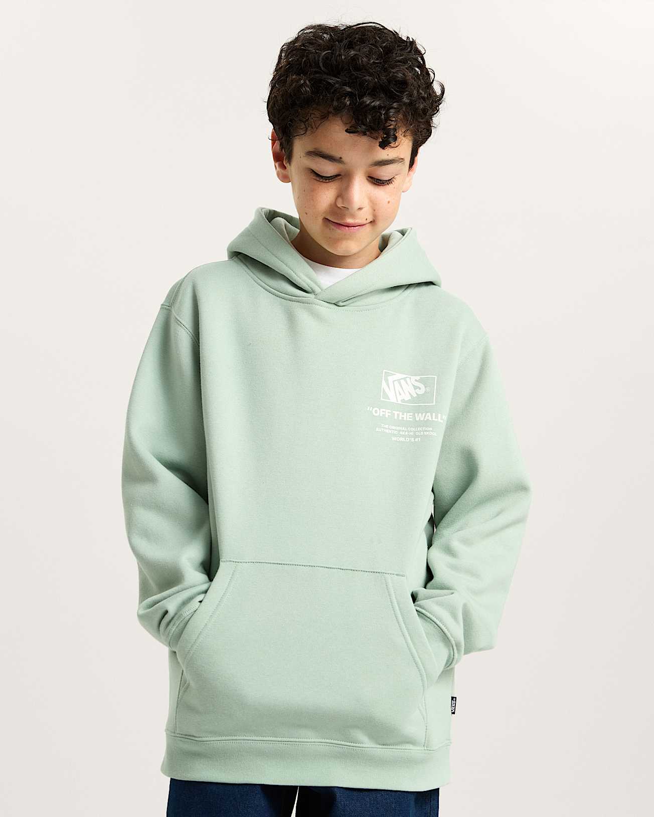 Kids Stockpile Pullover Hoodie 814 Years VANS Blue ALT2