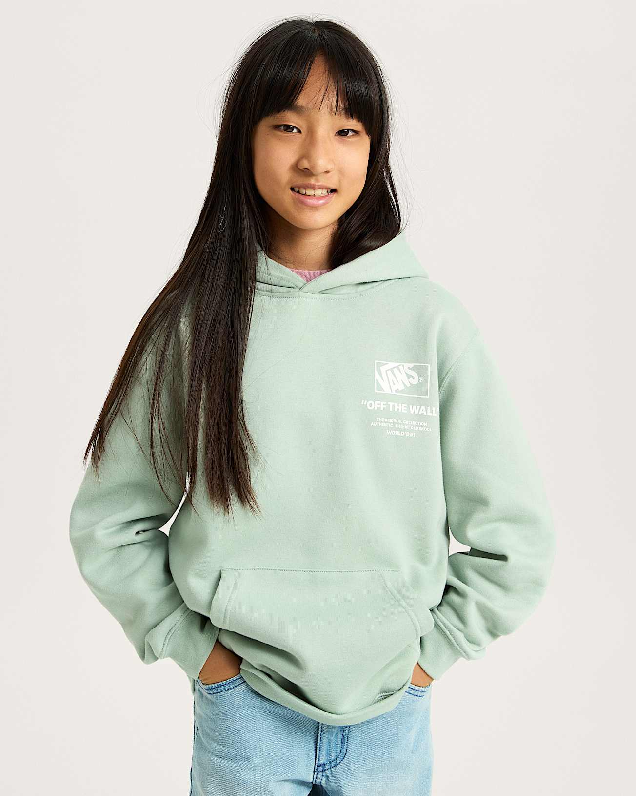 Kids Stockpile Pullover Hoodie 814 Years VANS Blue ALT7