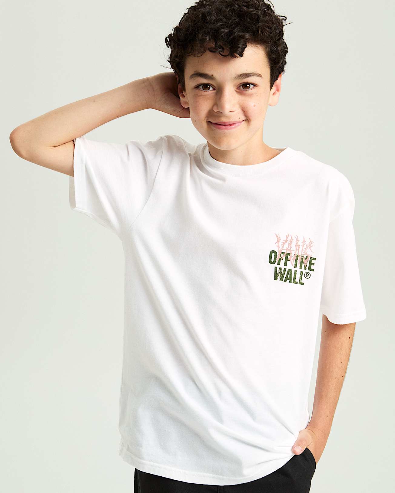 Tshirt Metal Wall Ado 814 ans VANS Blanc ALT2