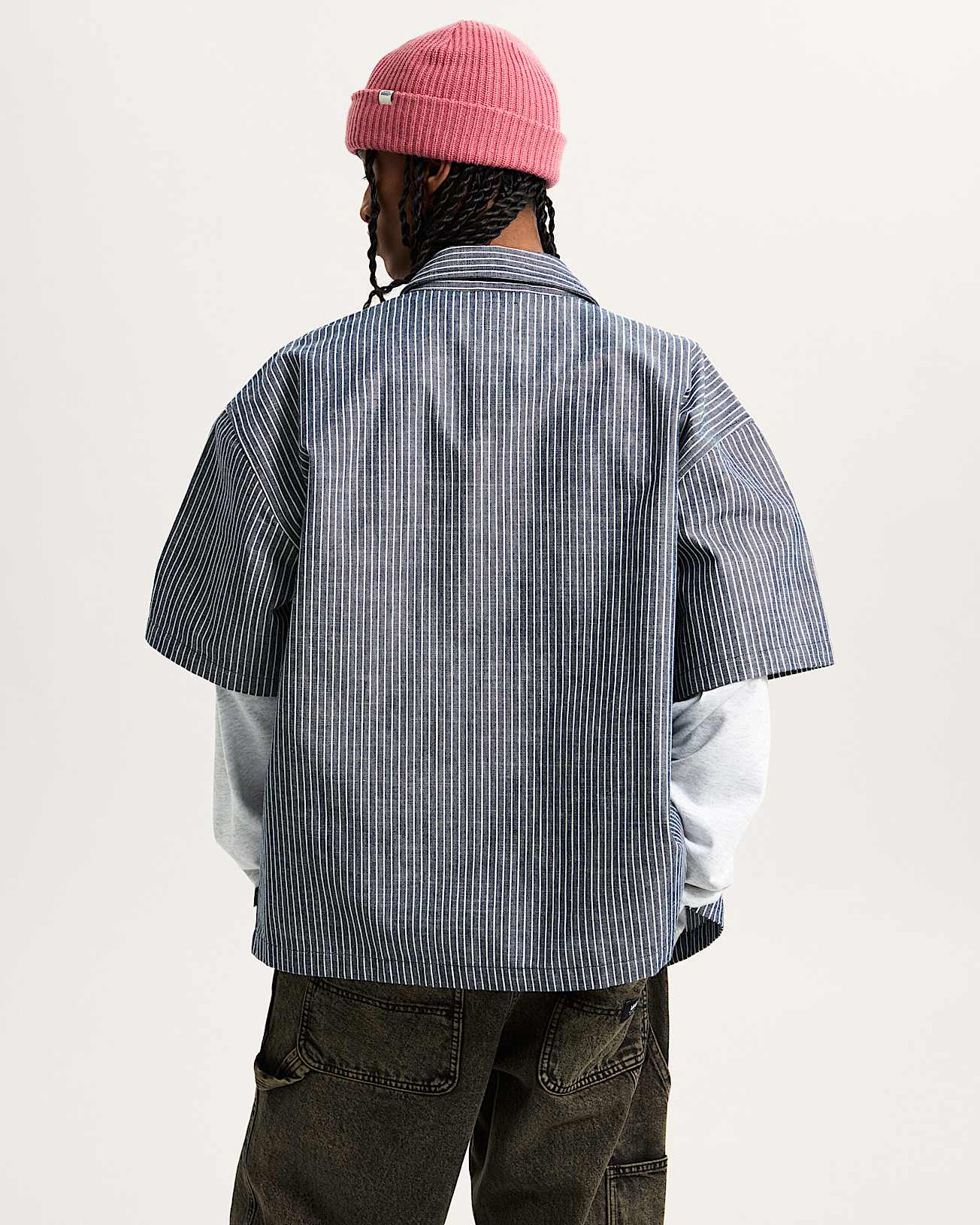 Raw Instinct Woven Shirt VANS Navy ALT3