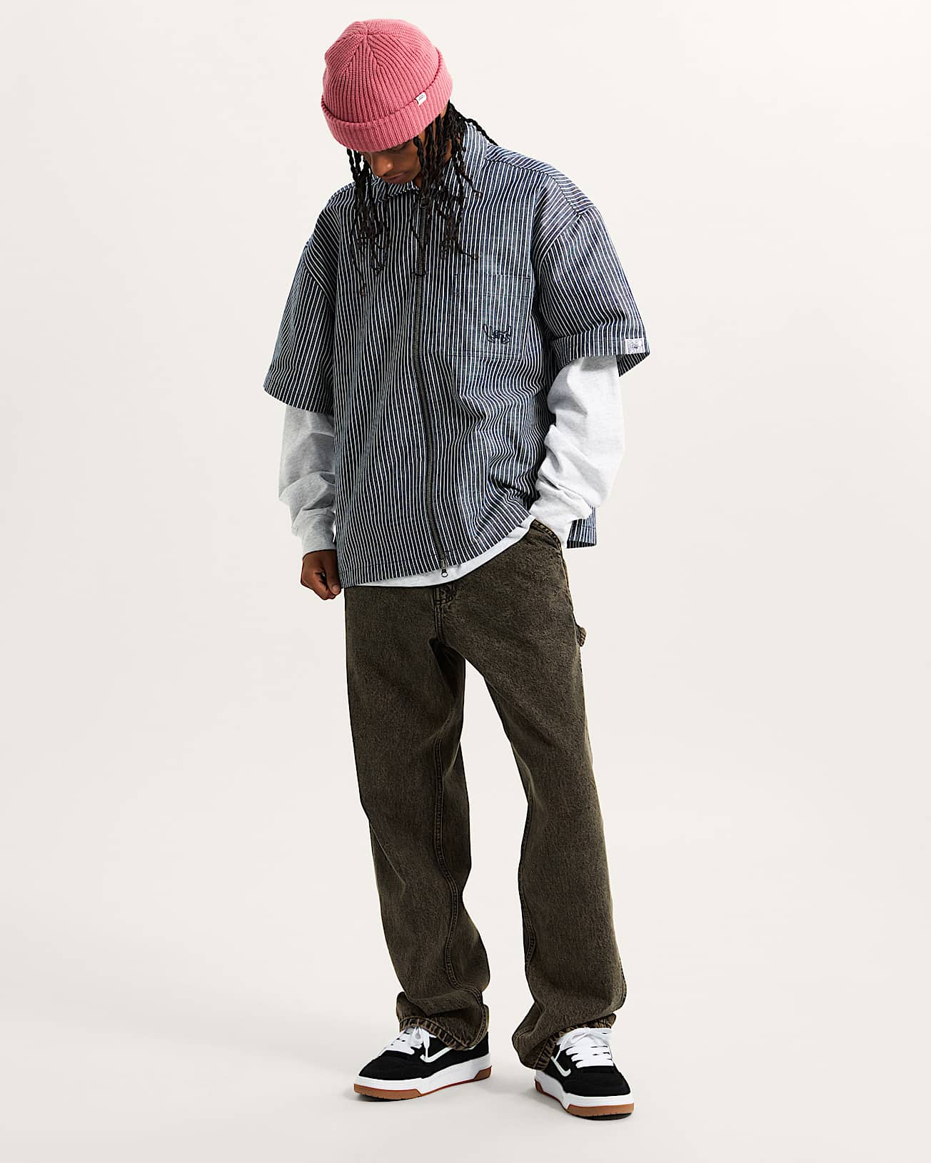 Raw Instinct Woven Shirt VANS Navy ALT4