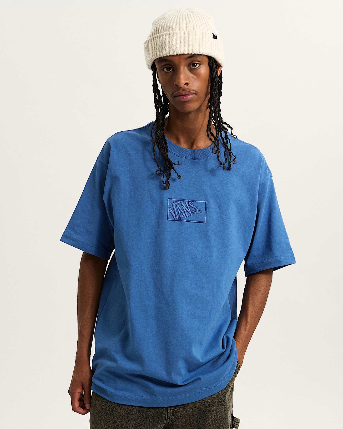 Blocked Box TShirt VANS Blau ALT2