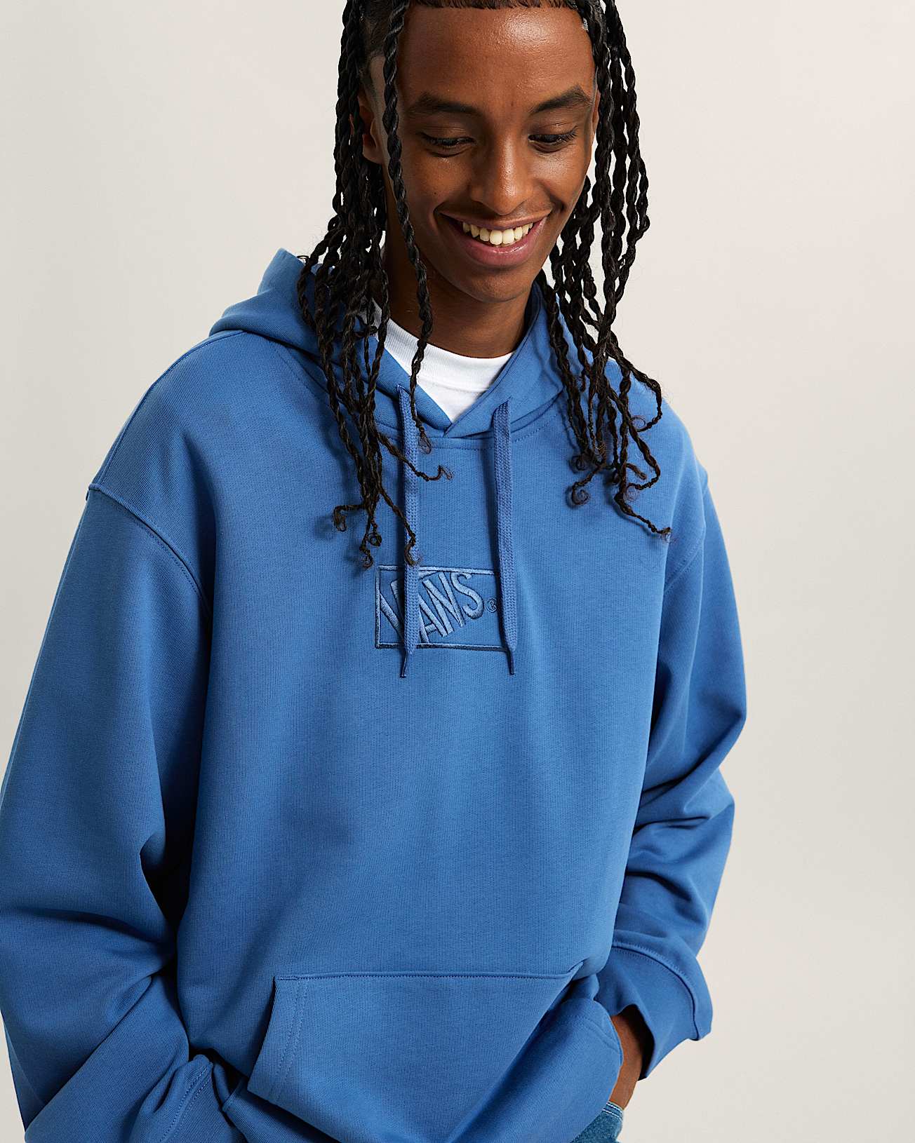 Blocked Box Hoodie VANS Blau ALT2