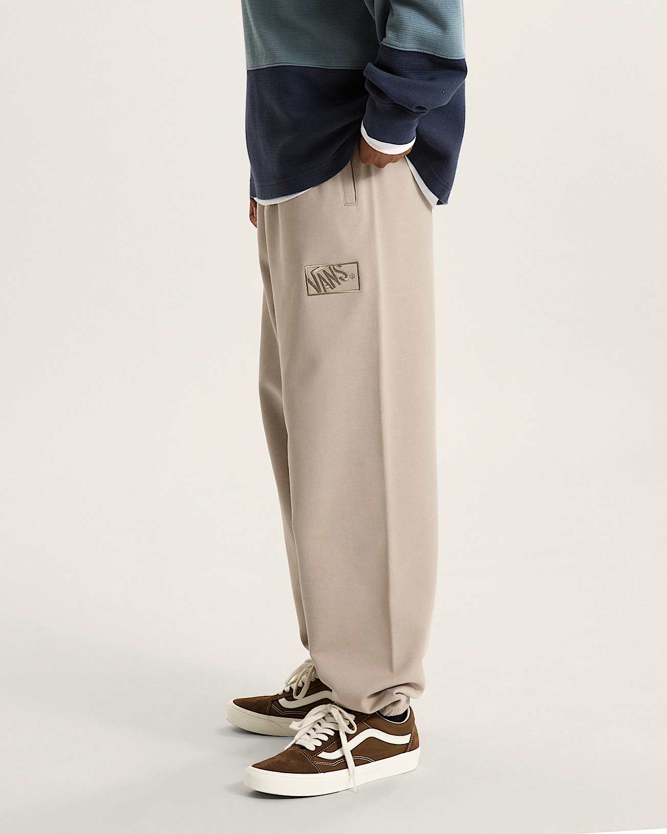 Blocked Box Jogginghose VANS Beige ALT4