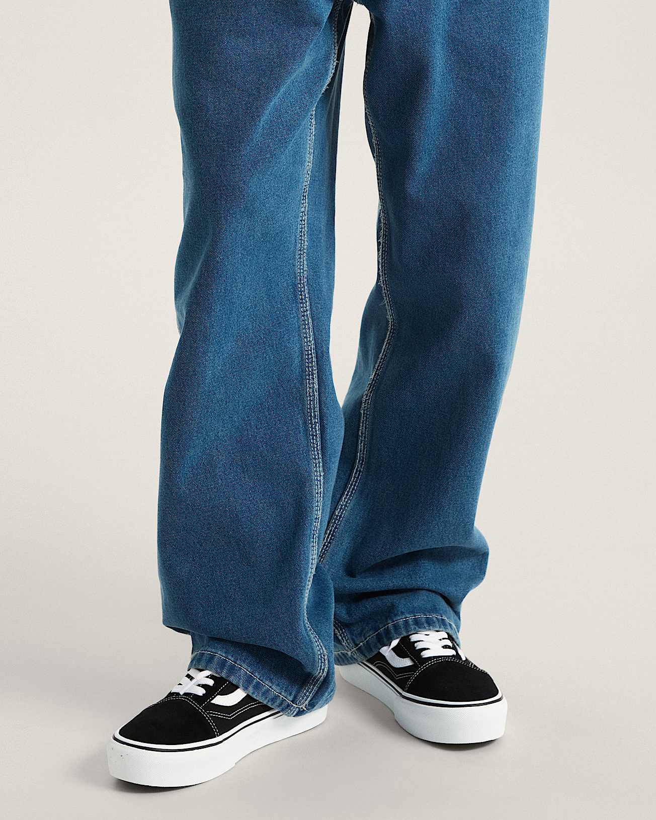 Platform Old Skool Schuhe VANS Schwarz ALT4