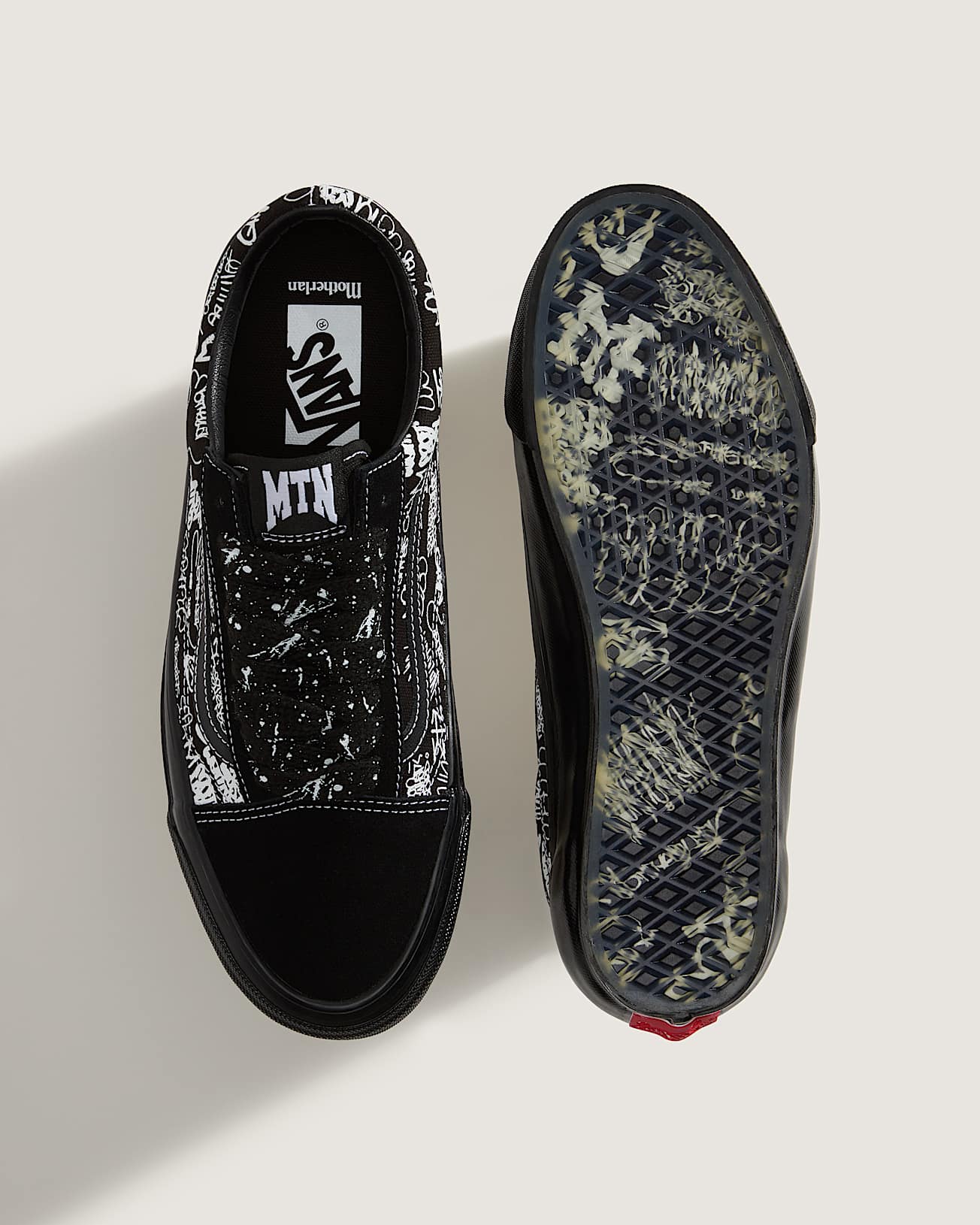 Premium Old Skool OTW x Motherlan VANS Noir ALT2