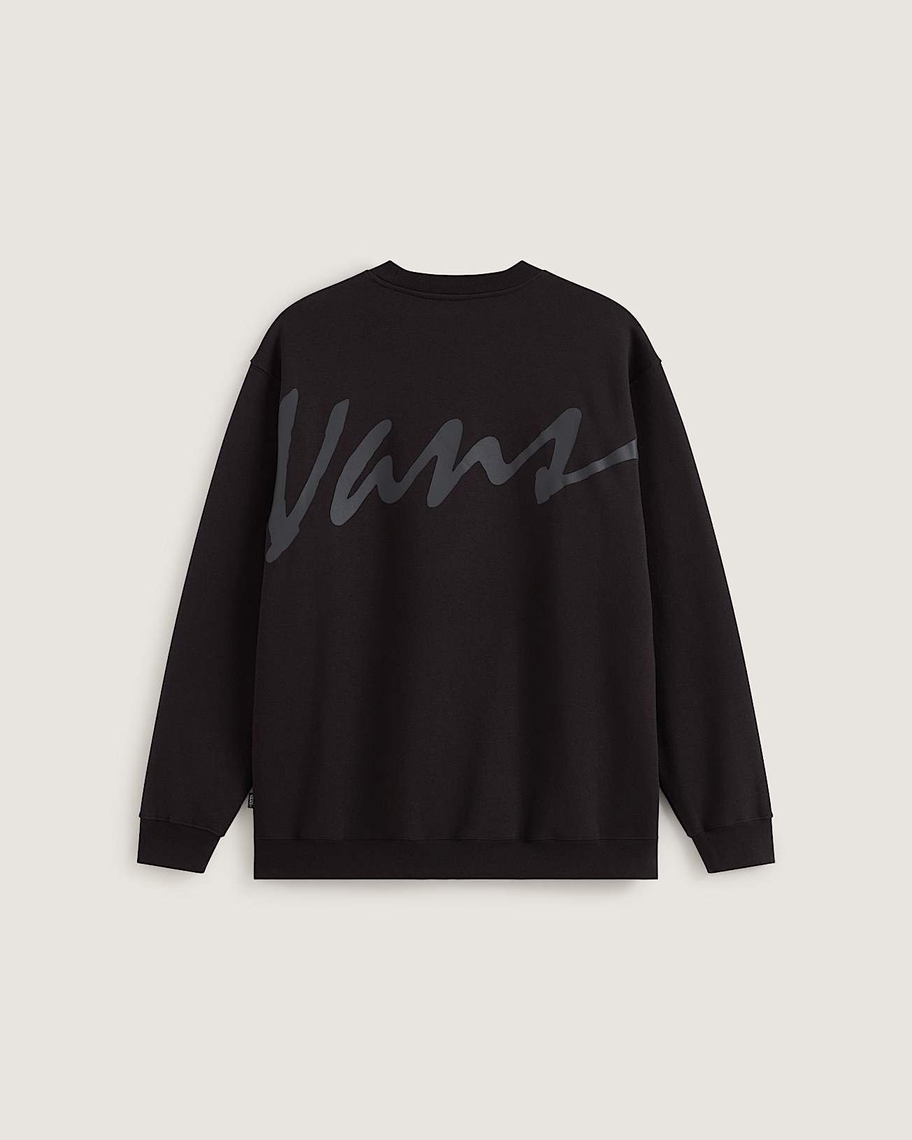 Sweat Scripted Vans Crew VANS Noir ALT1