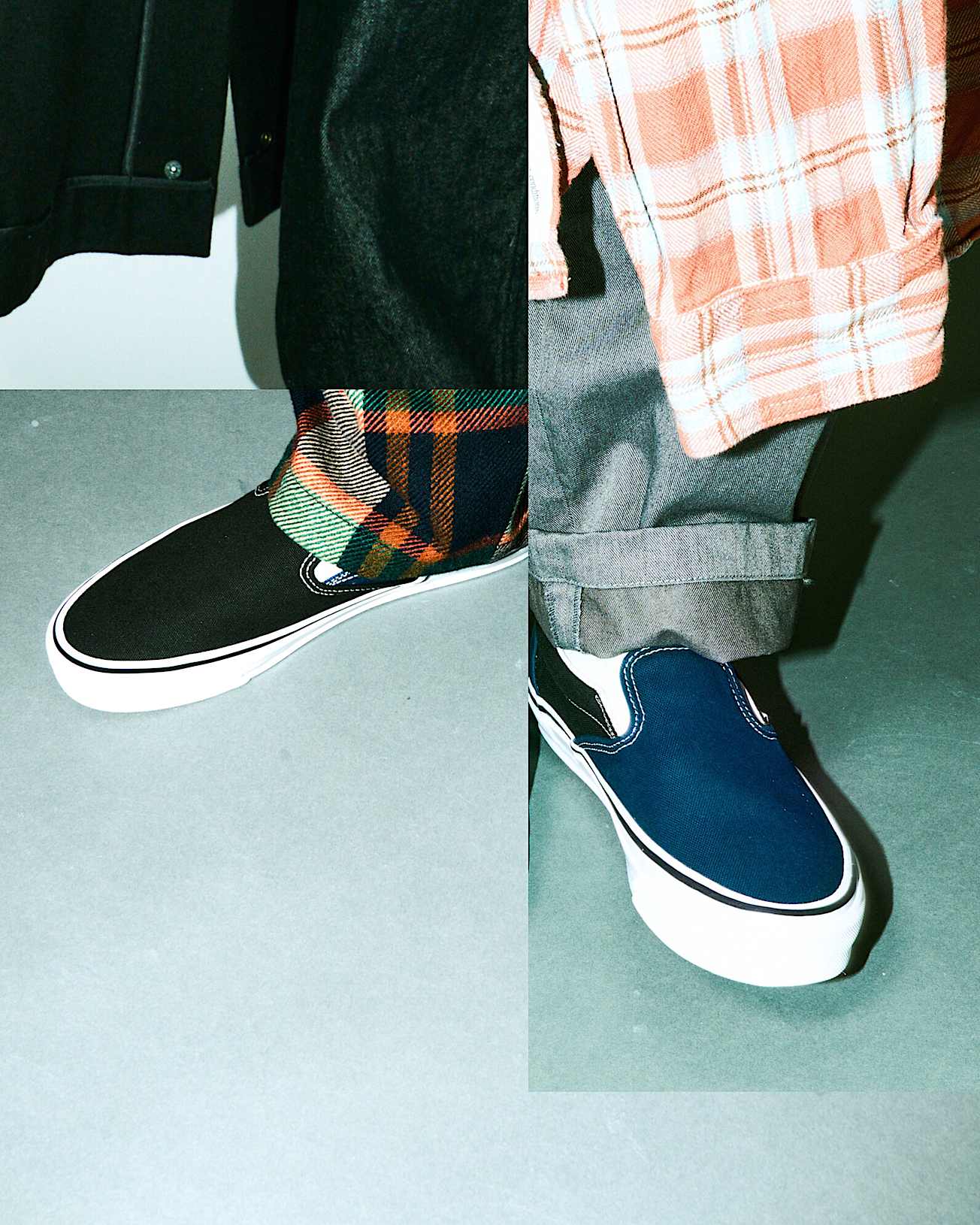 OTW by Vans X Engineered Garments Classic SlipOn 98 VANS SchwarzBlau ALT1