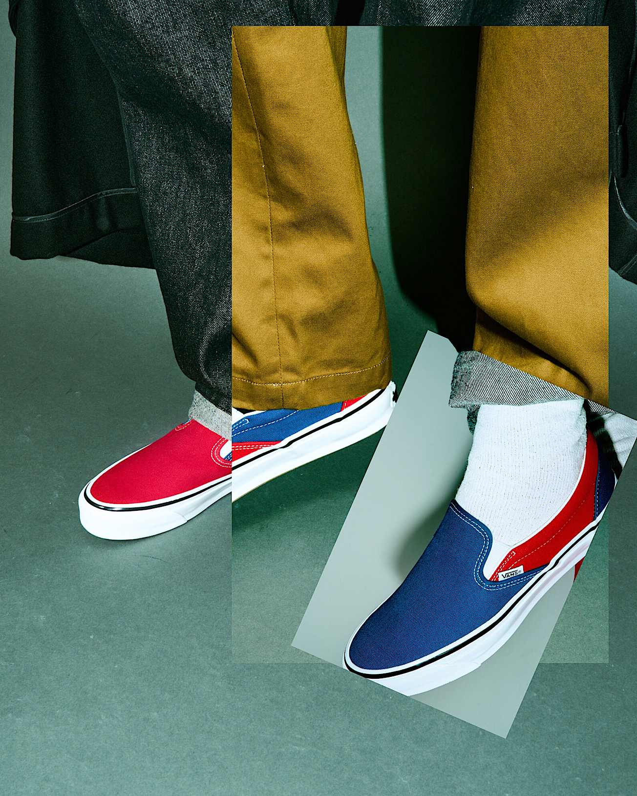 OTW by Vans X Engineered Garments Classic SlipOn 98 VANS Rot ALT1
