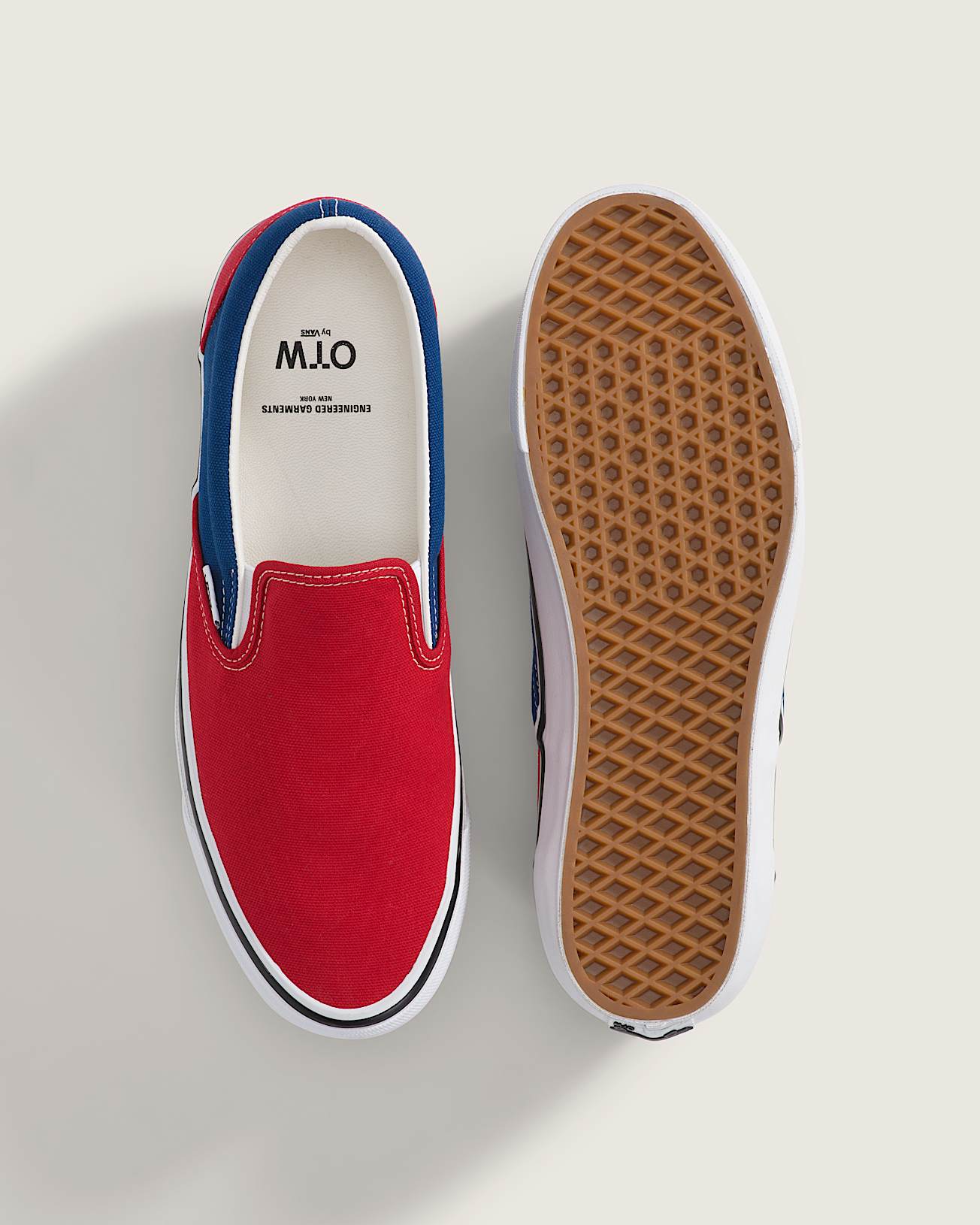 OTW by Vans X Engineered Garments Classic SlipOn 98 VANS Rot ALT3