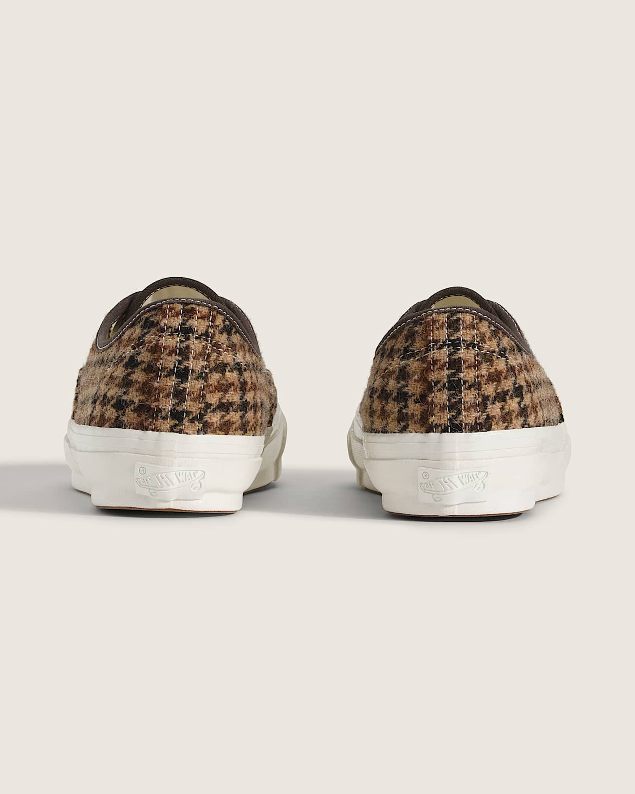 Premium Authentic Harris Tweed Schuhe VANS Braun ALT3