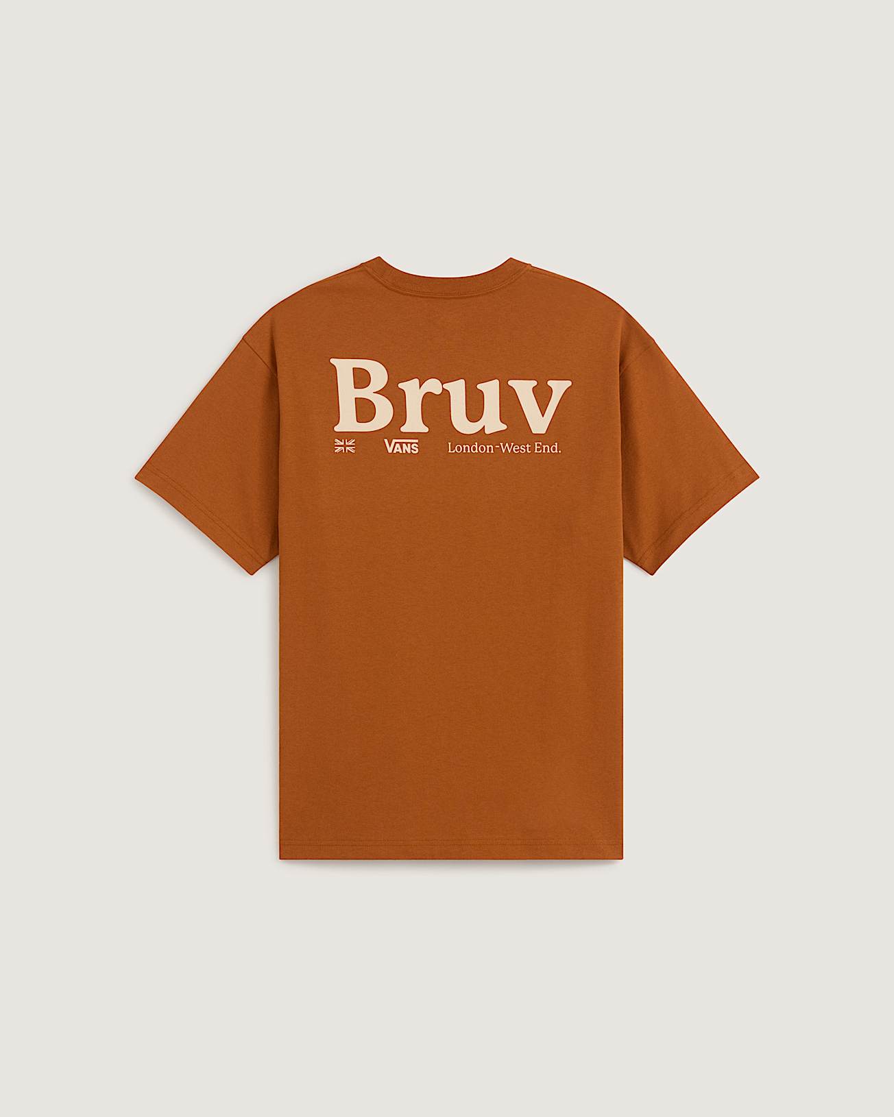 Bruv Tshirt VANS OrangeBrown ALT1