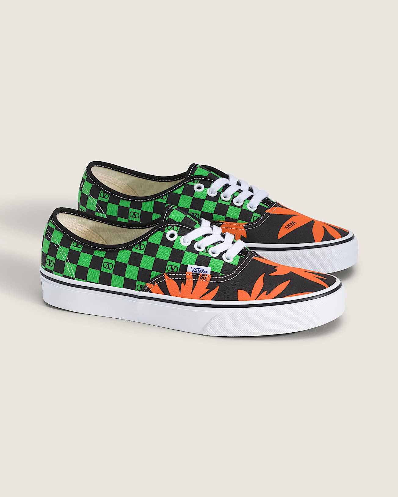 Valentino Garavani und Vans Authentic Checkerboard VANS Grn ALT2