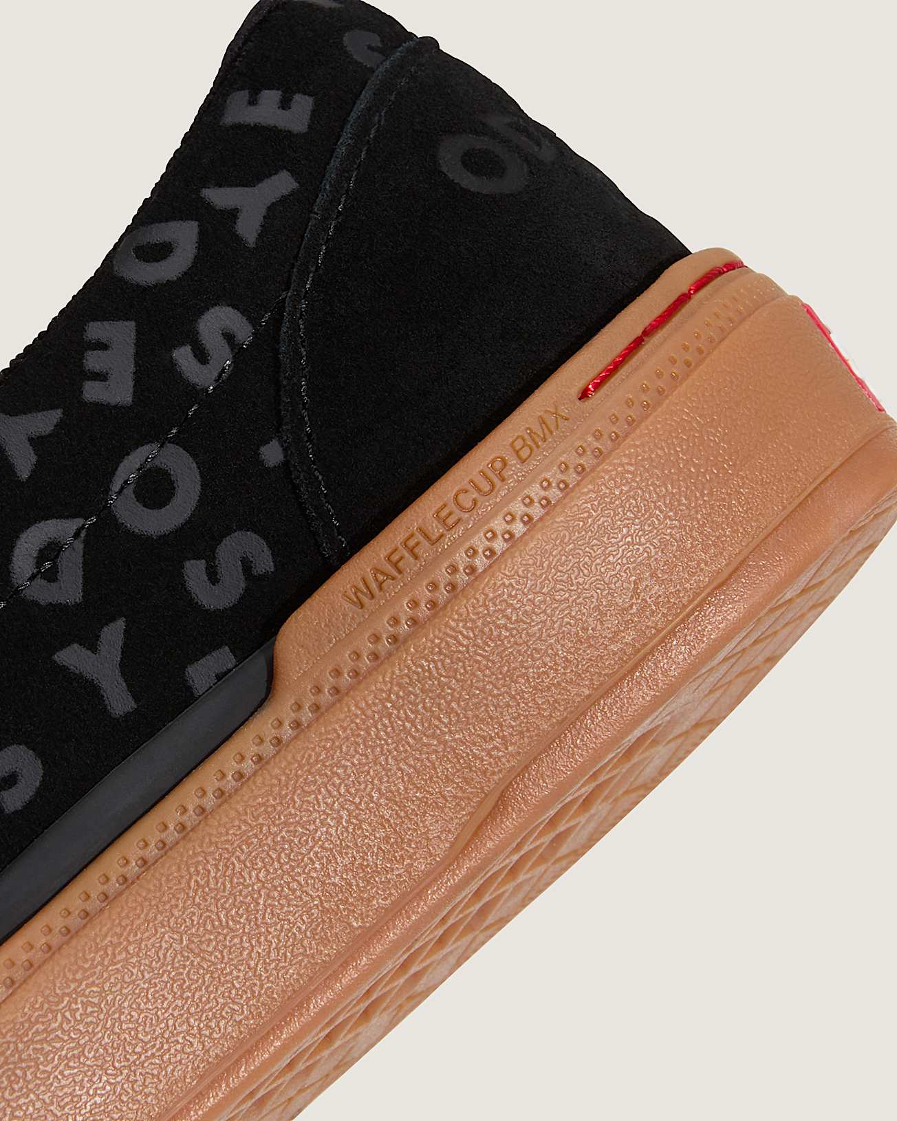 BMX Classic SlipOn Gum Schuhe VANS SchwarzRot ALT7