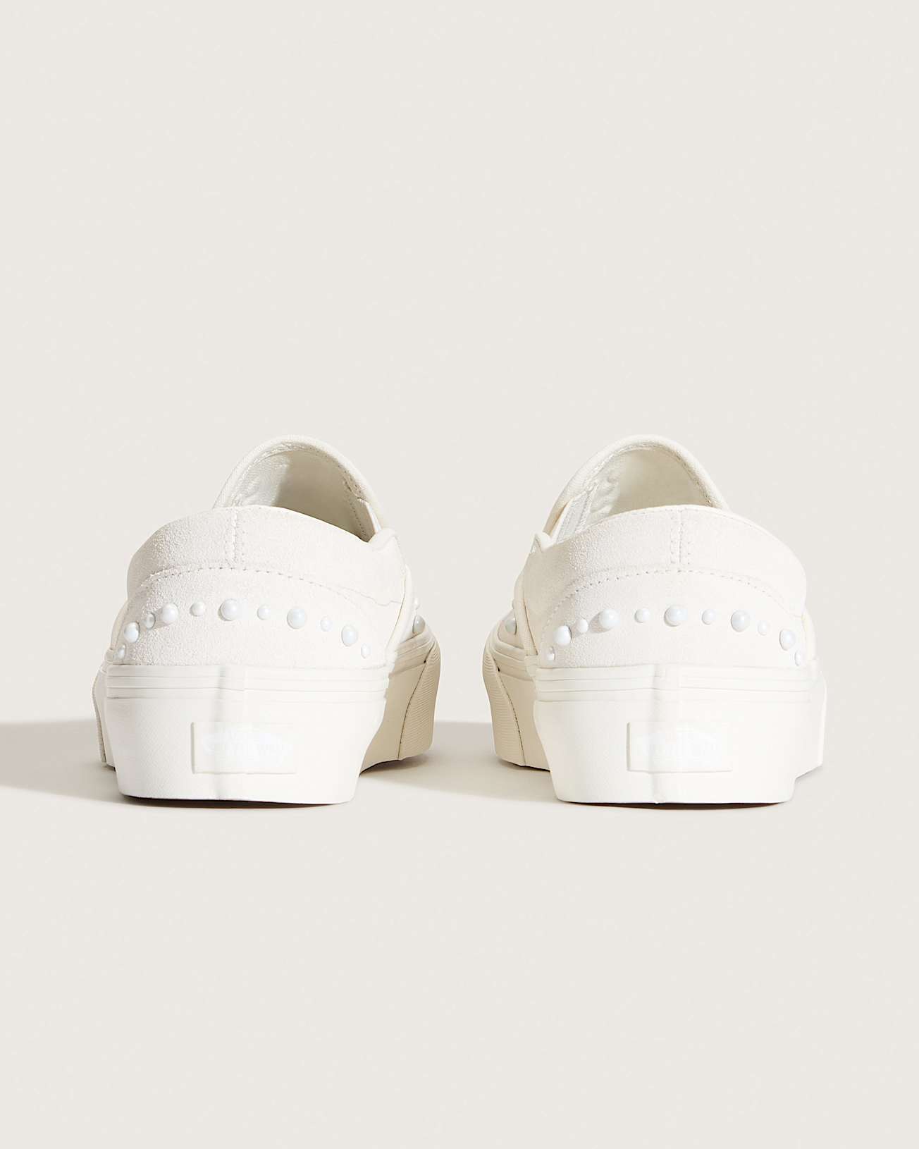 Classic SlipOn Platform Schoenen VANS Wit ALT3