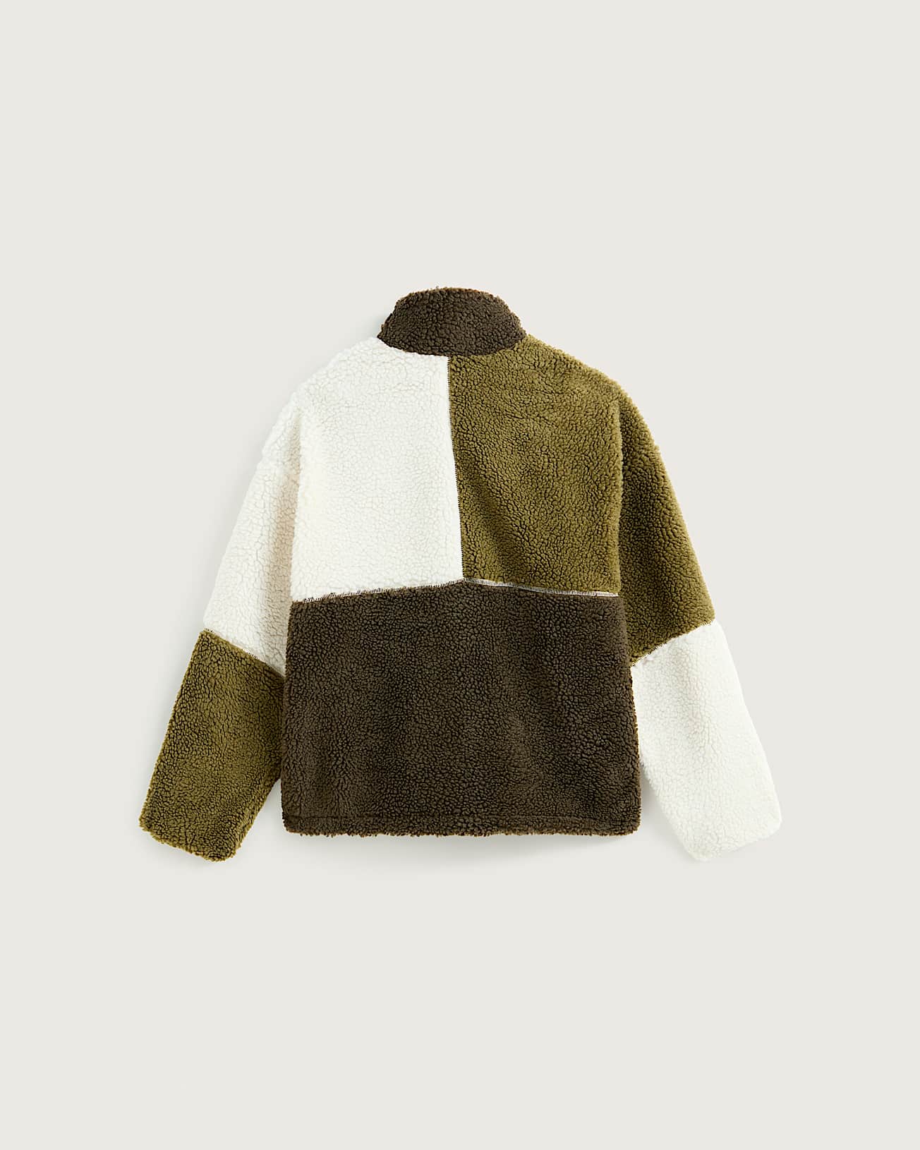 Veste en polaire moutonnée Wren Colourblock - 2