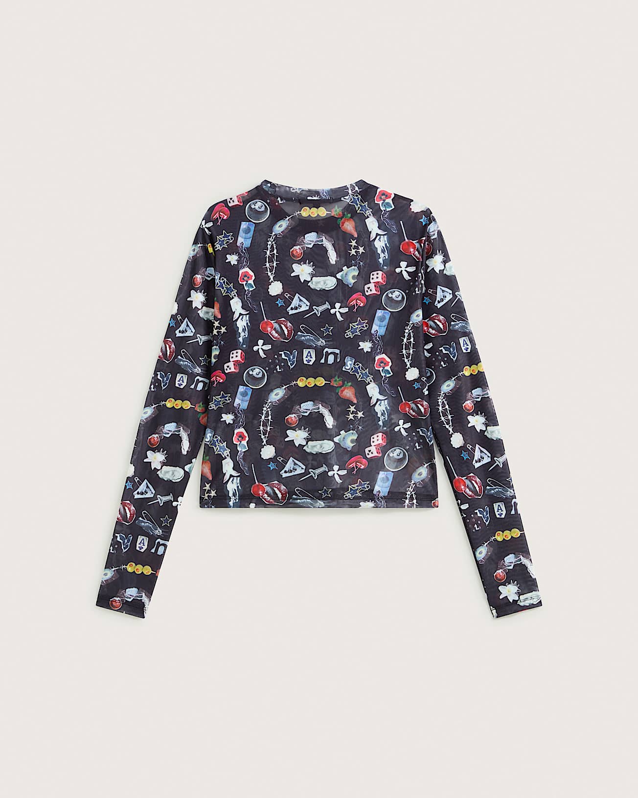 Ludlow Langarmshirt aus Netzstoff VANS Schwarz ALT1