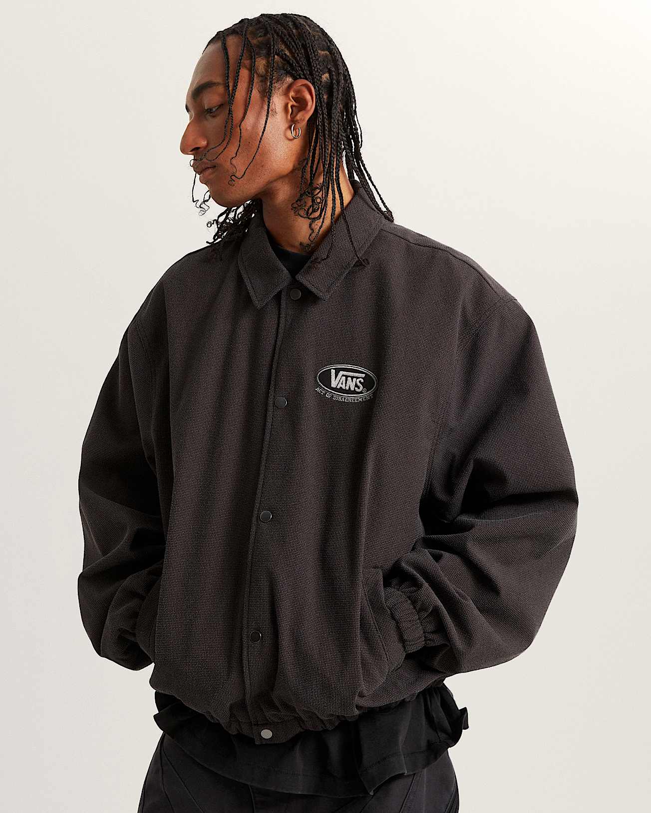 Act Of Disagreement Abrasion Coach Jacke VANS Grau ALT1