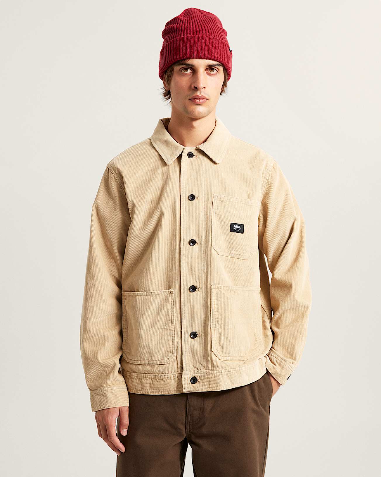 Drill Chore Cordjacke VANS Beige ALT2