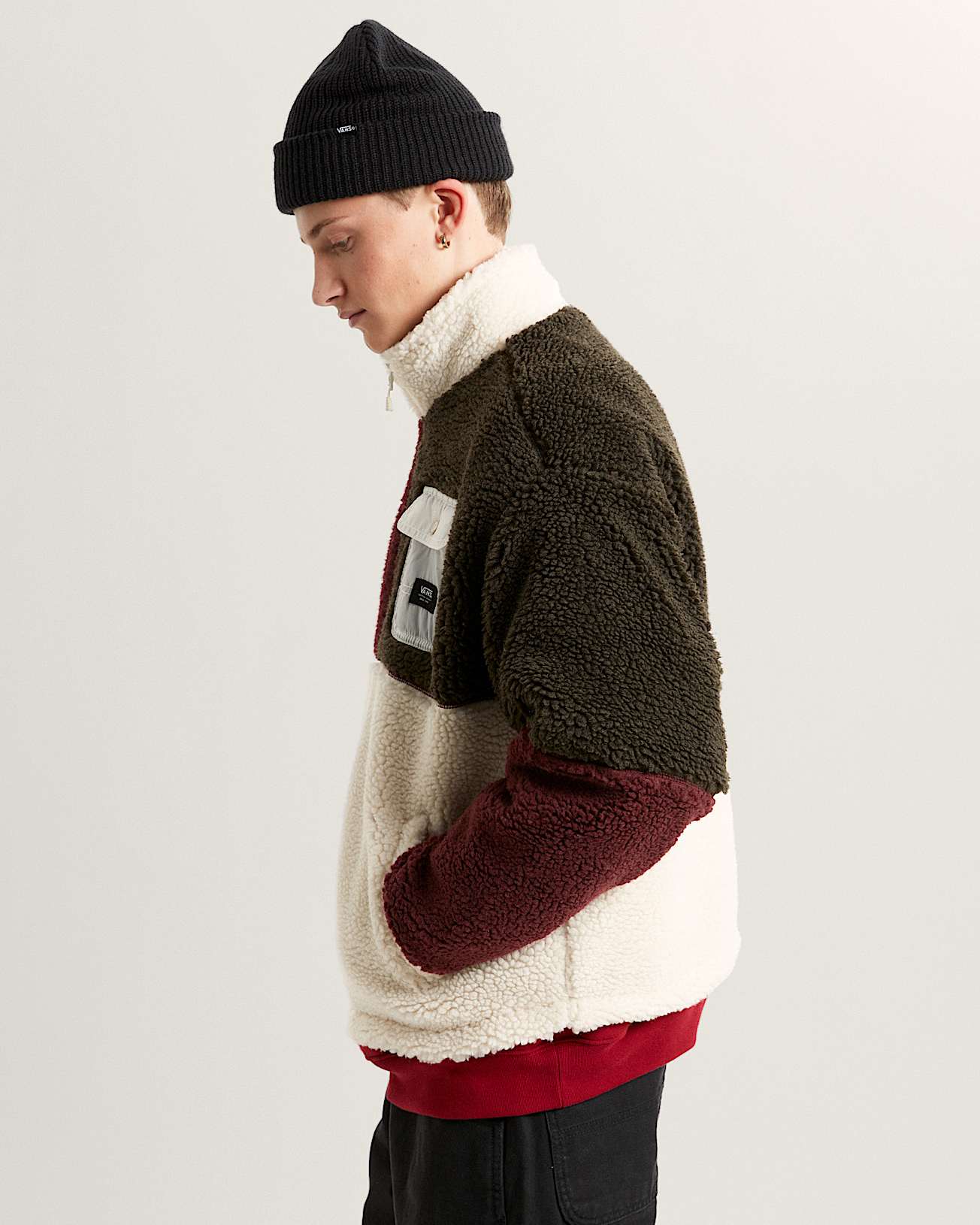 Chaqueta con cremallera integral y bloques de color Wren - 5