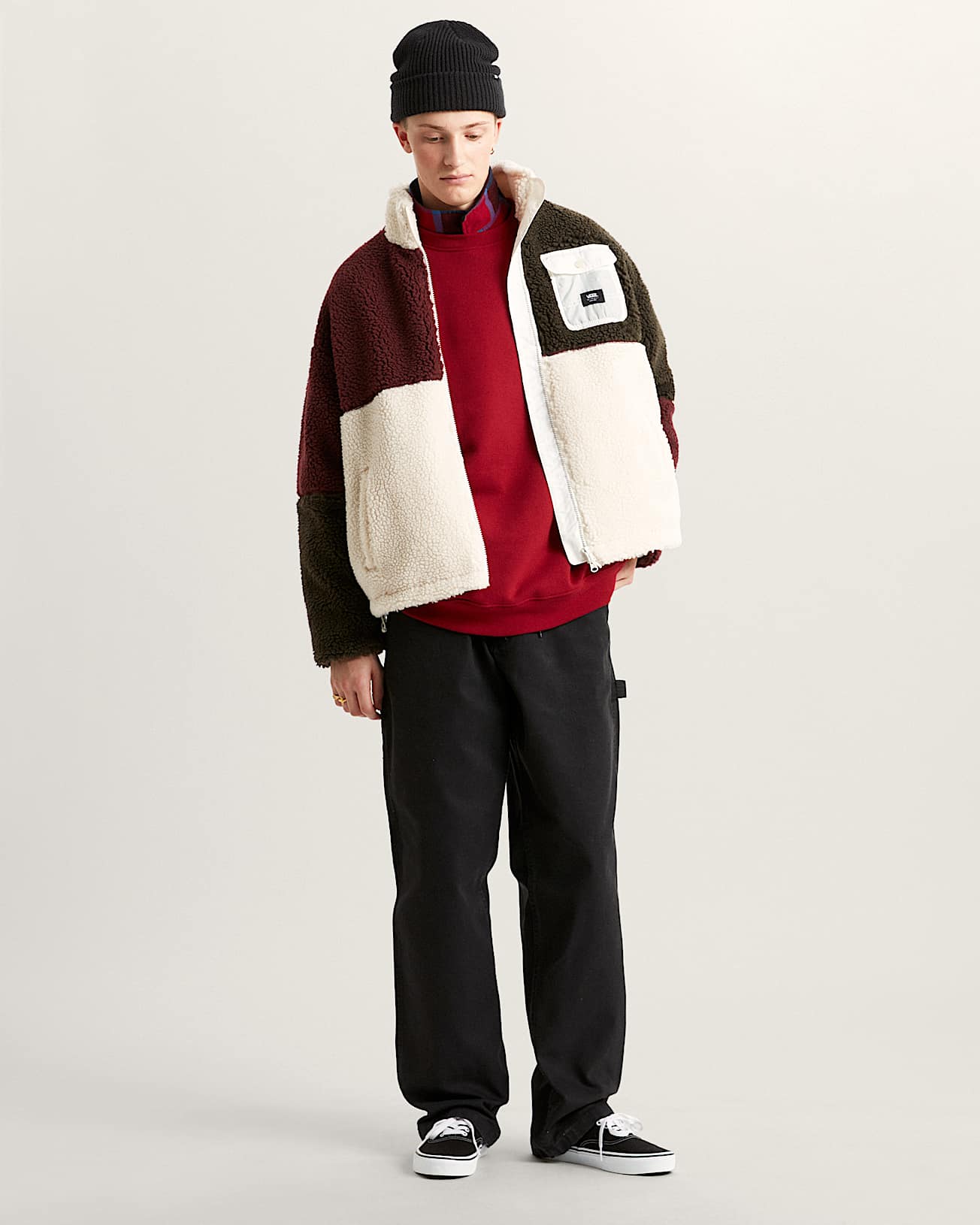 Chaqueta con cremallera integral y bloques de color Wren - 6