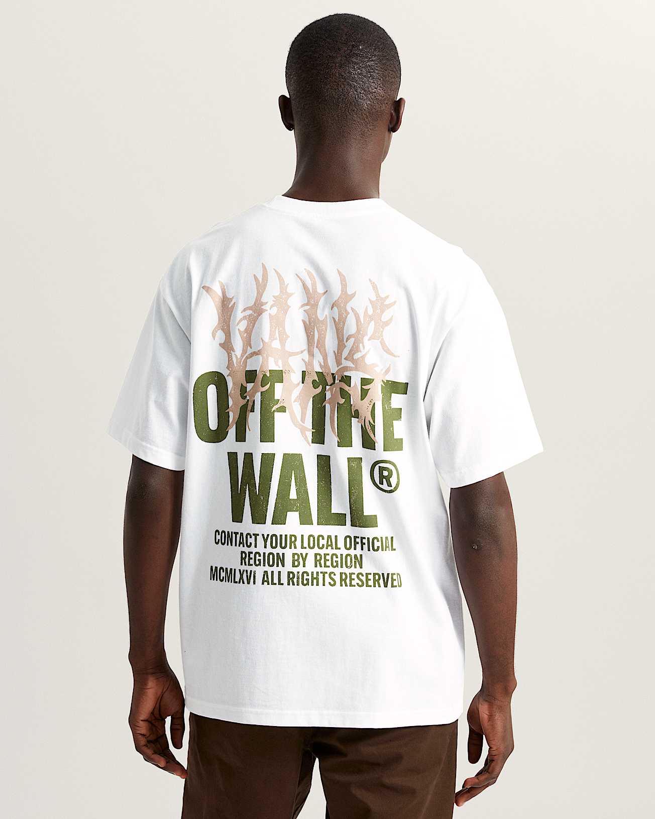 Tshirt Metal Wall VANS Blanc ALT3
