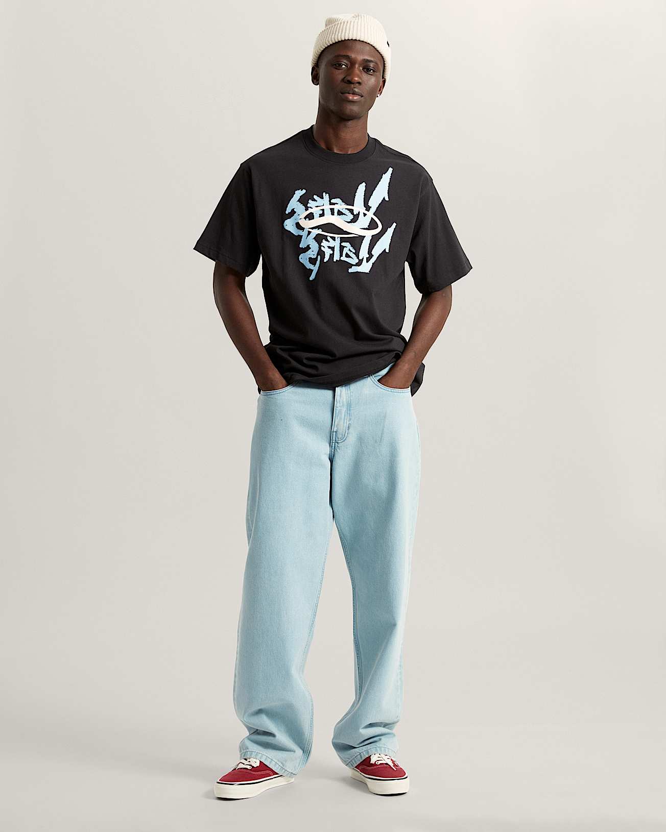 Mirror V Loose TShirt VANS Schwarz ALT4