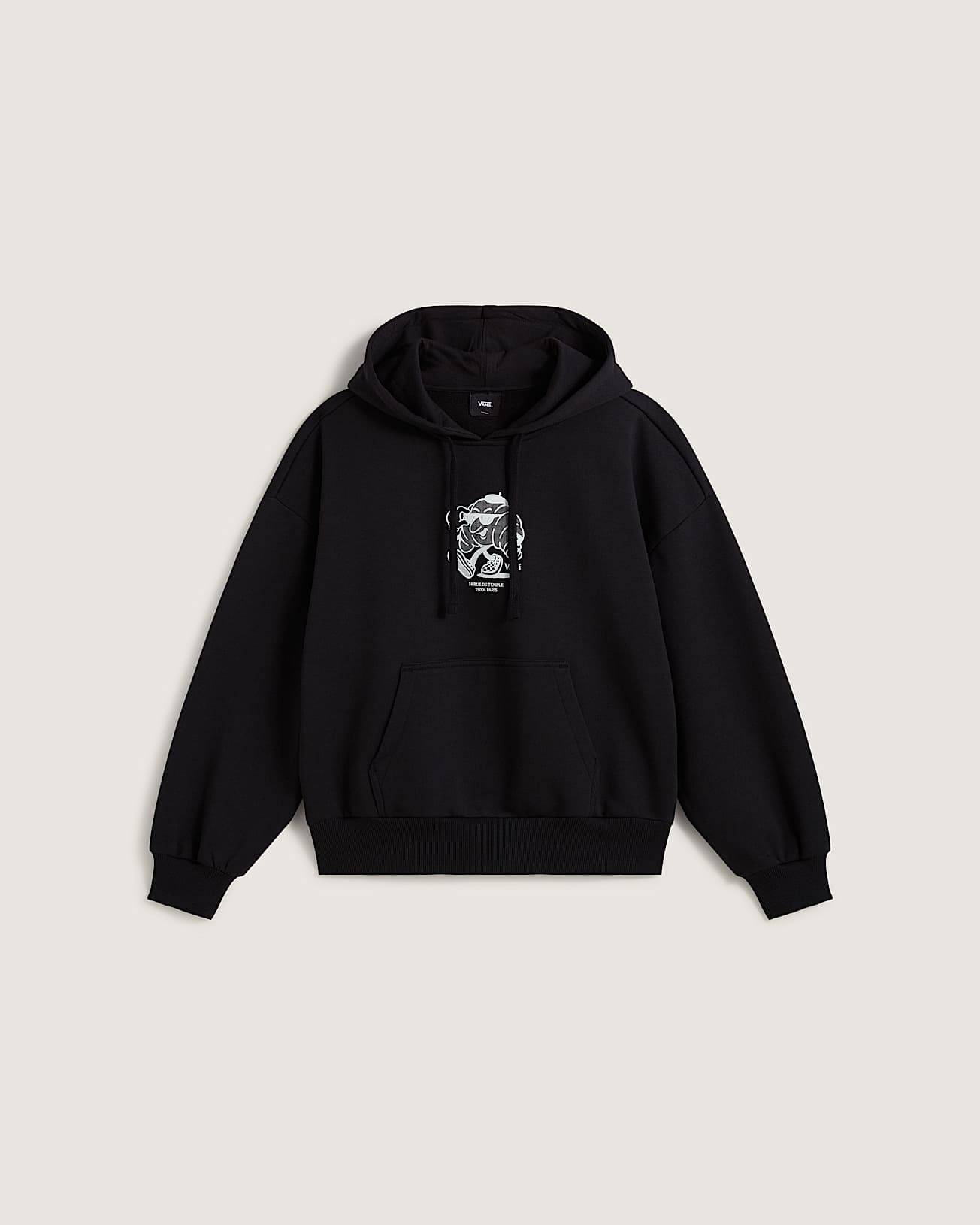 Sweat  capuche Le Marais Croissant VANS Noir HERO