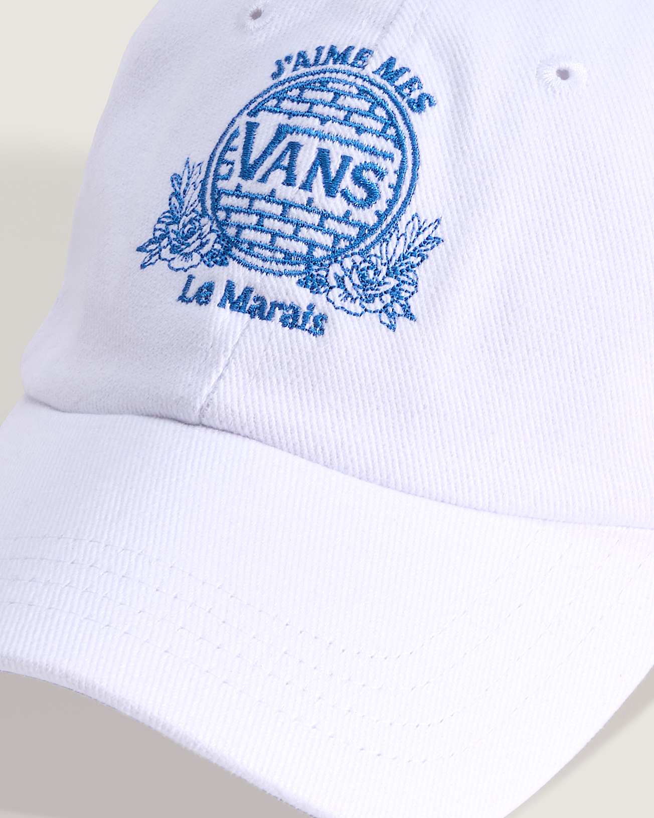 Casquette jockey  visire incurve Le Marais Mur VANS Blanc ALT2
