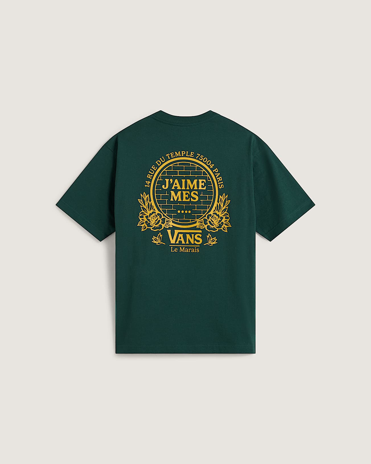Tshirt Le Marais Mur VANS Vert ALT1