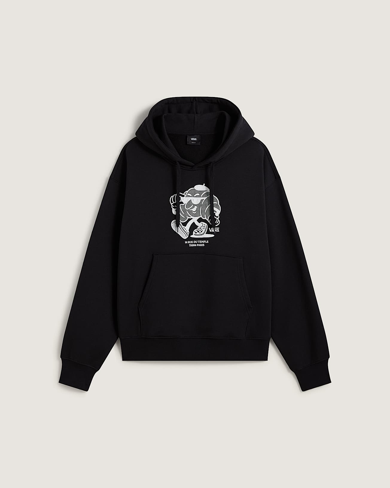 Sweat  capuche Le Marais Croissant VANS Noir HERO